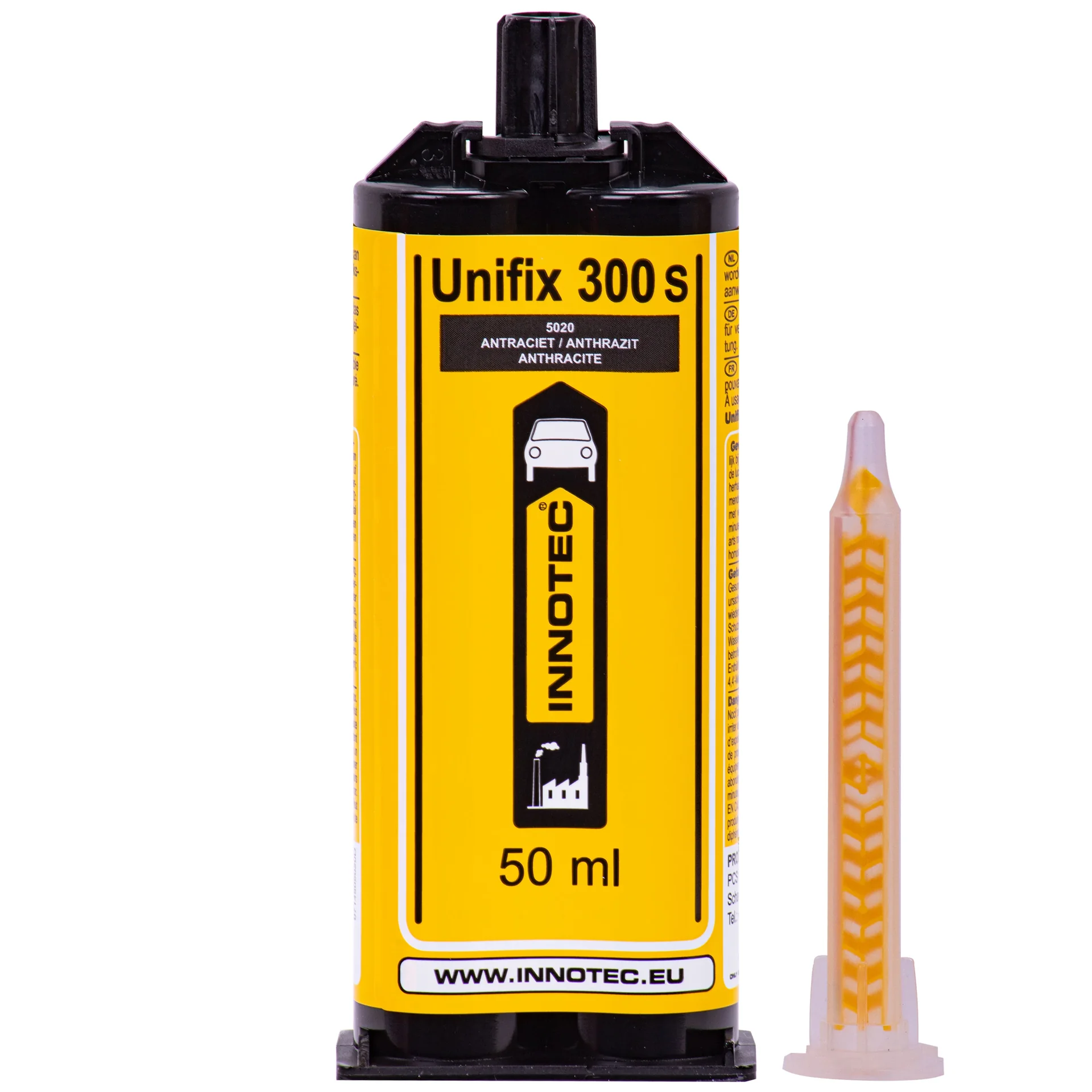 "Anthracite Adhesive, dark gray sealant, 50 ml adhesive, small adhesive tube, industrial sealant image"