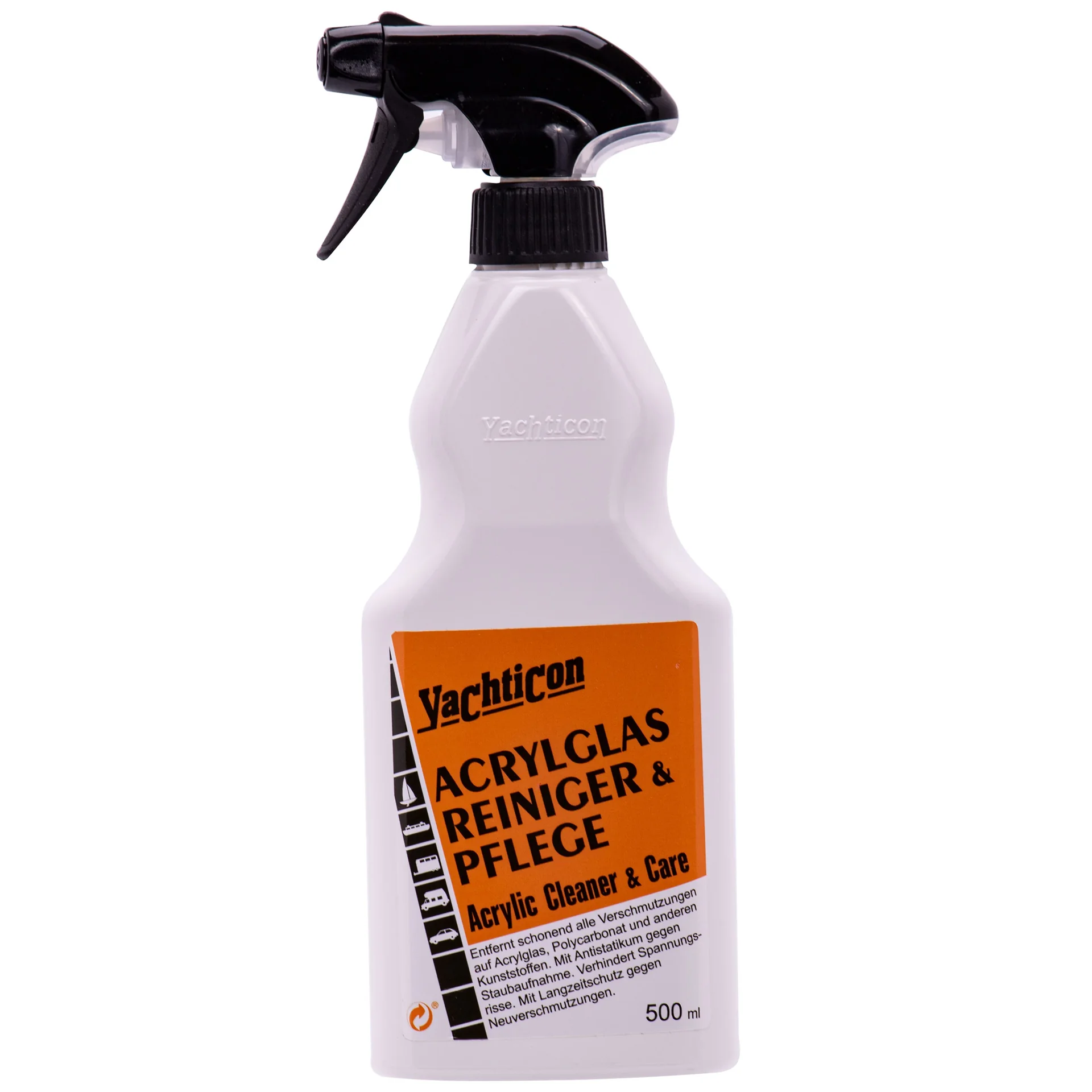 "Acrylic glass cleaner, Acrylic cleaner, Plastic glass cleaner 500 ml image"