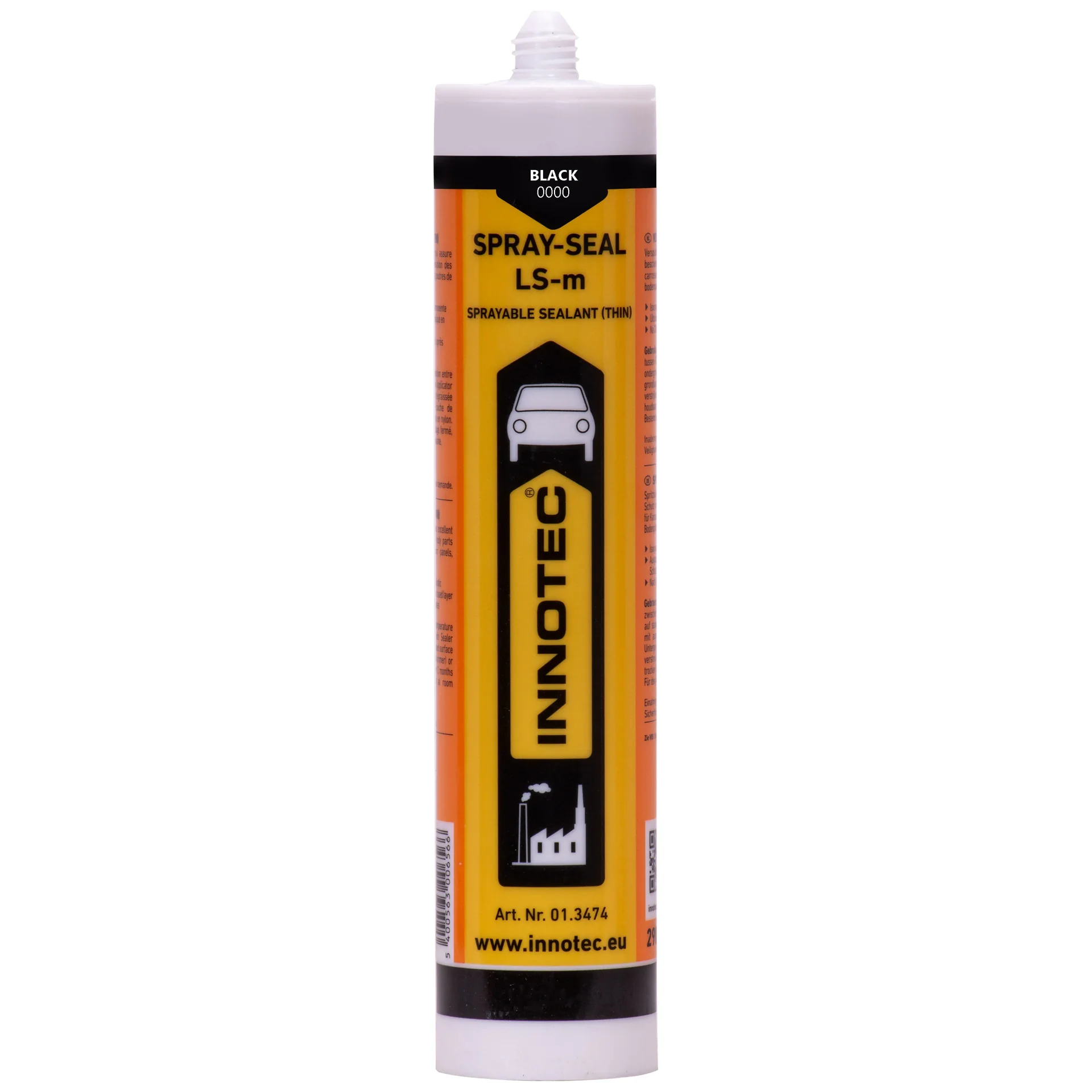 "Spray Sealant Black, 290ml, Black Sealant Spray, Flexible Sealant Spray image"