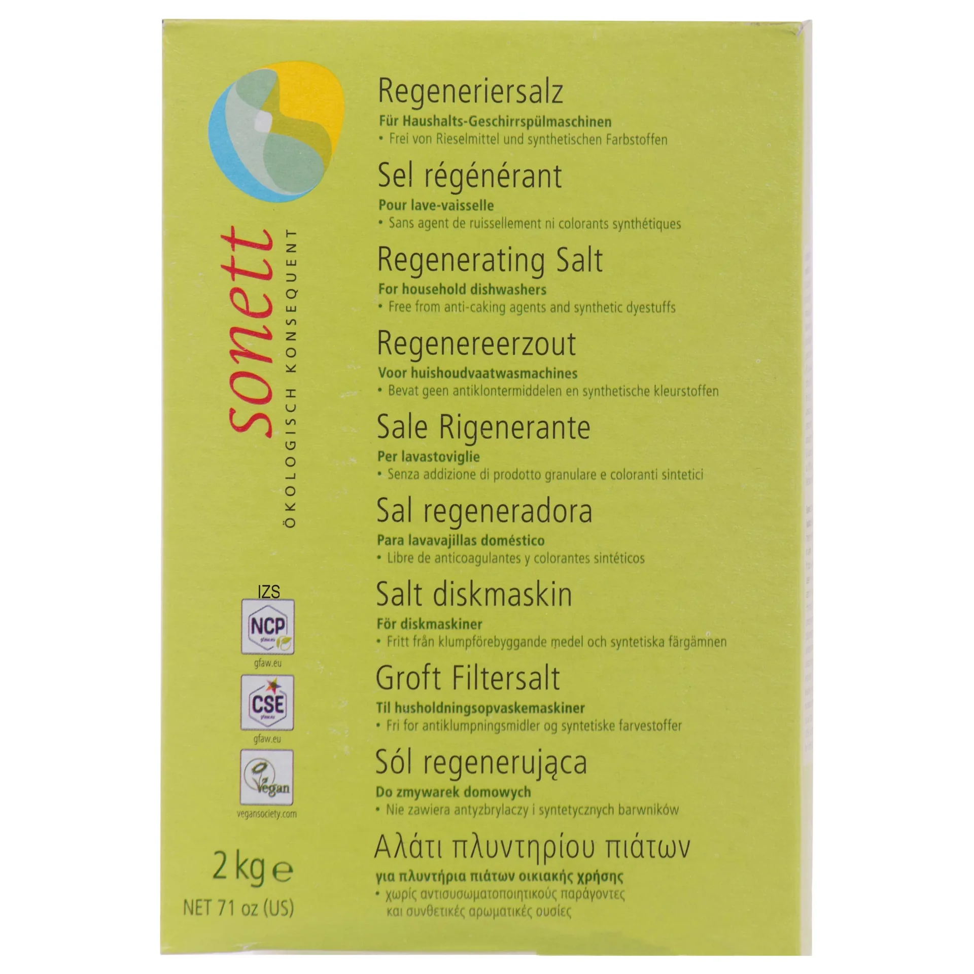 "Dishwasher Salt 2 kg, Regenerating Salt for Dishwashers image"
