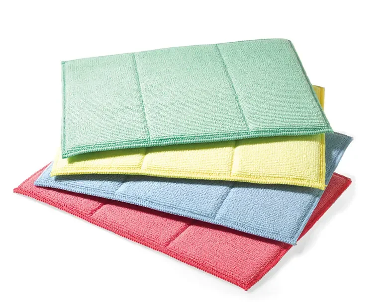 Microfiber Sponge Cloth, Microfiber Cleaning Cloth, Sponge Cloth, 10 Stück Packung, 17 x 23cm, blue