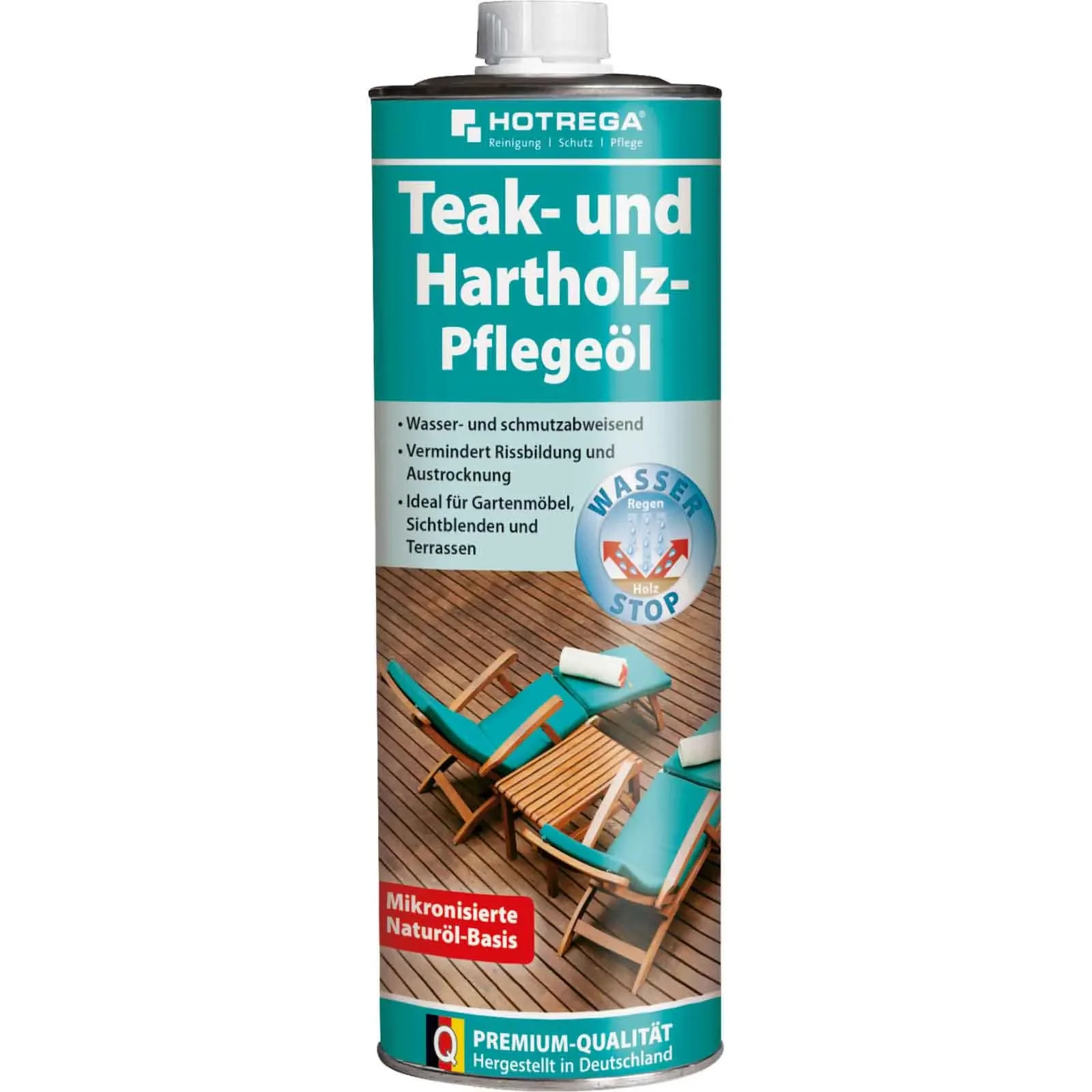 "Teak Oil 1 Liter, Hardwood Oil, Teak Wood Oil, Care Oil image"
