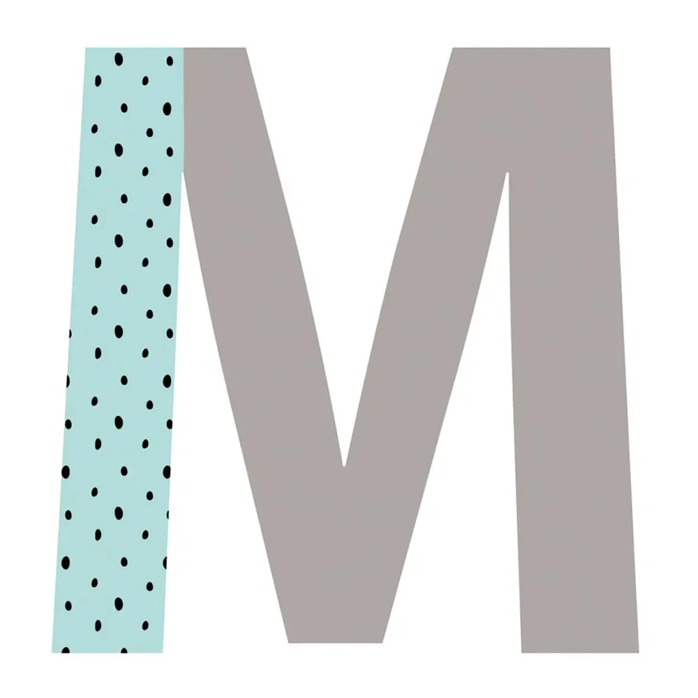 "Lilipinso Wall Sticker Happy letter m image"