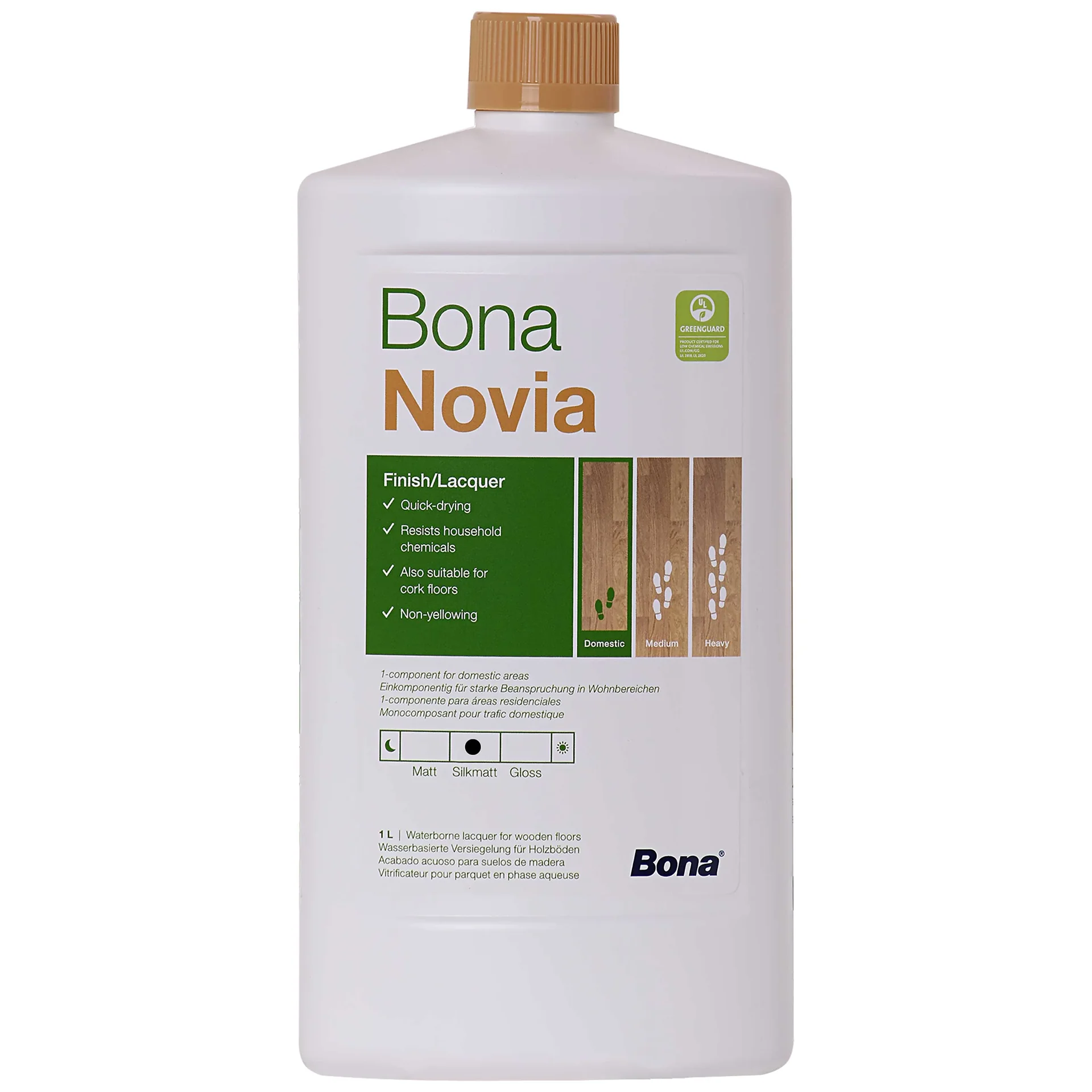 "Wood Floor Finish, 1k Matte Floor Finish, 1 Liter Wood Sealant image"