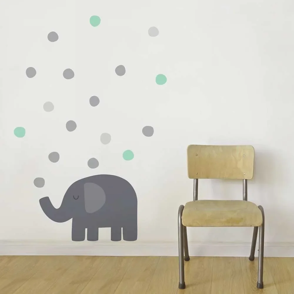 "Tresxics Wall Sticker Elefant & Points Mint image"
