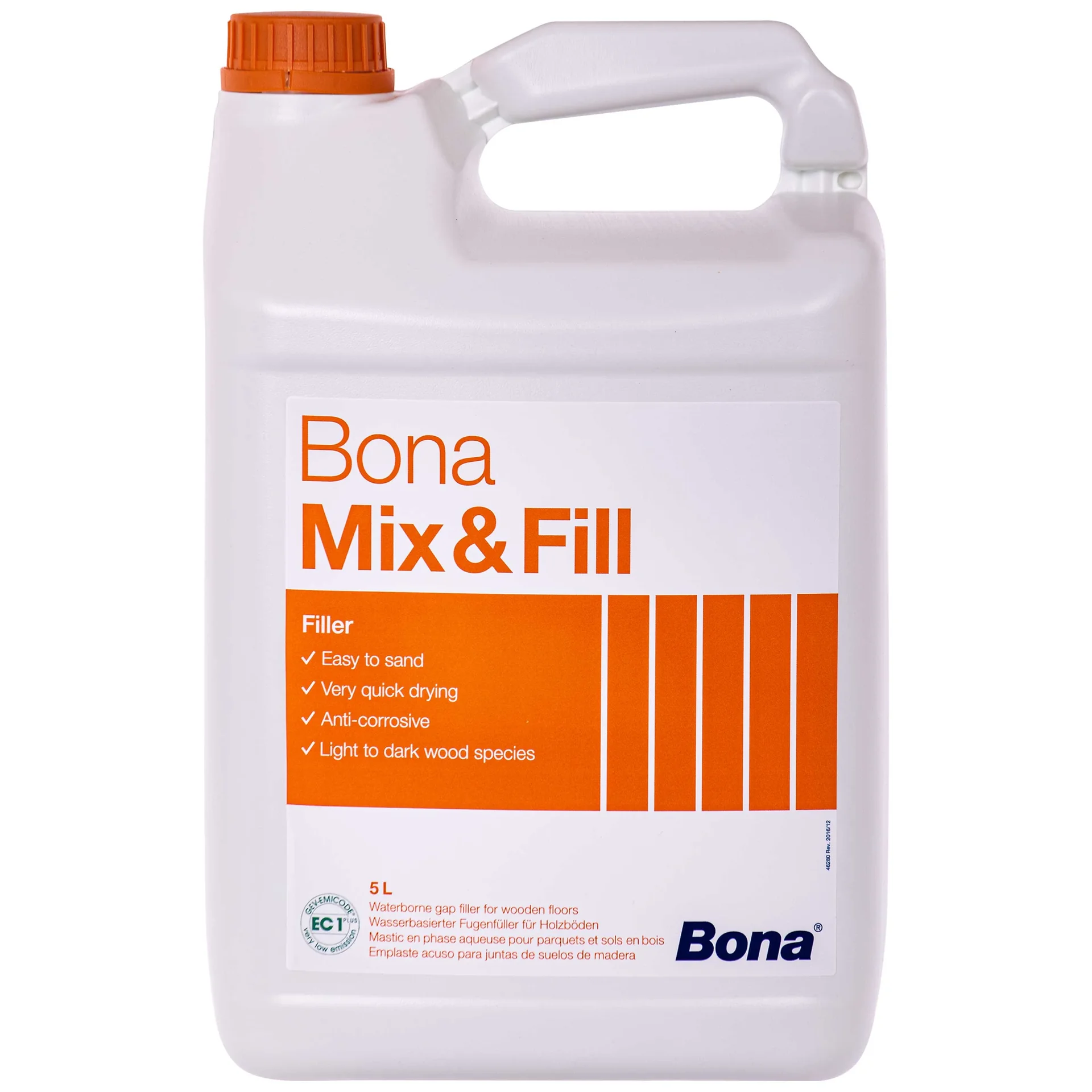 "Wood Floor Filler, 5 Liter Water Based Wood Filler, Gap Filler image"
