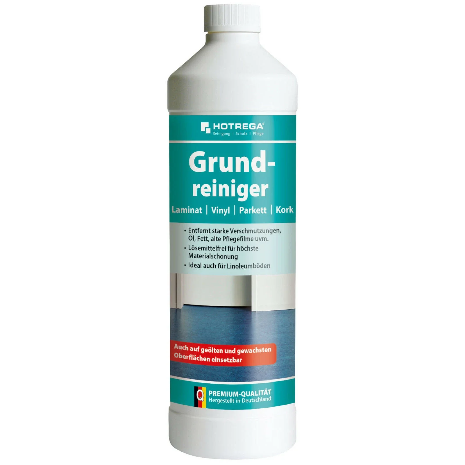 "Laminate Floor Cleaner, Parkett Cleaner, Vinyl, Cork, Hardwood Floor Cleaner, 1 Liter image"