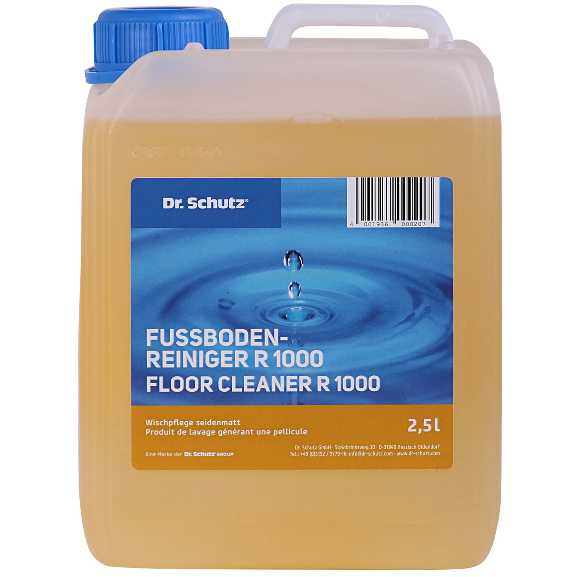 "Floor cleaner 2.5 Liter, floor cleaning solution, for 2500m² areas image"