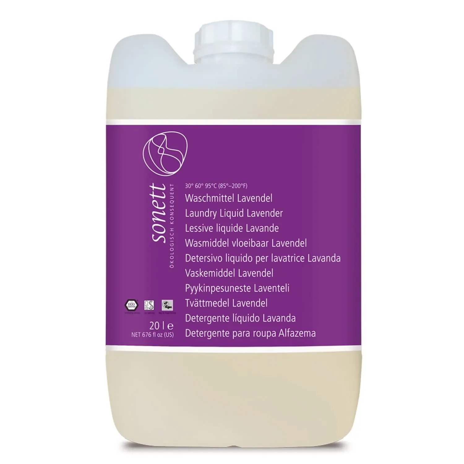 "Liquid Laundry Detergent, lavender scent, natural, eco friendly, 20 Liter image"