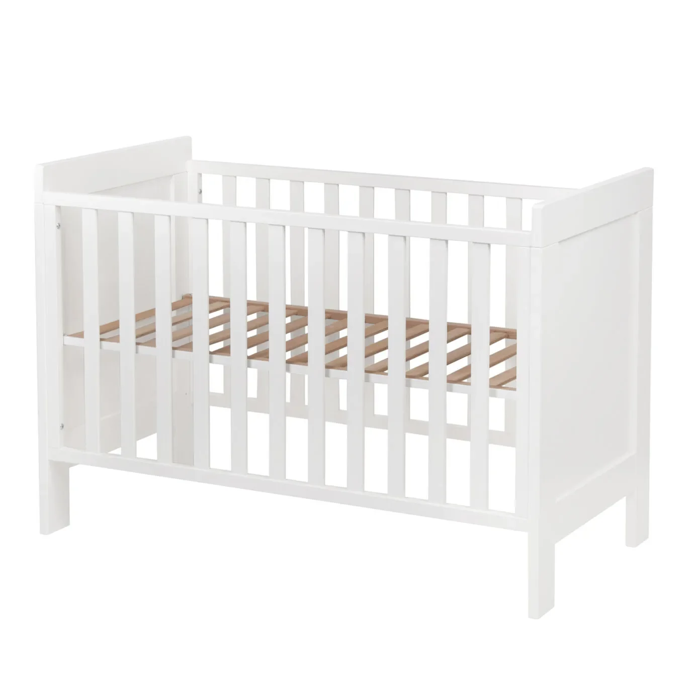 Quax baby bed - Mila white (closed) 140 x 70 cm