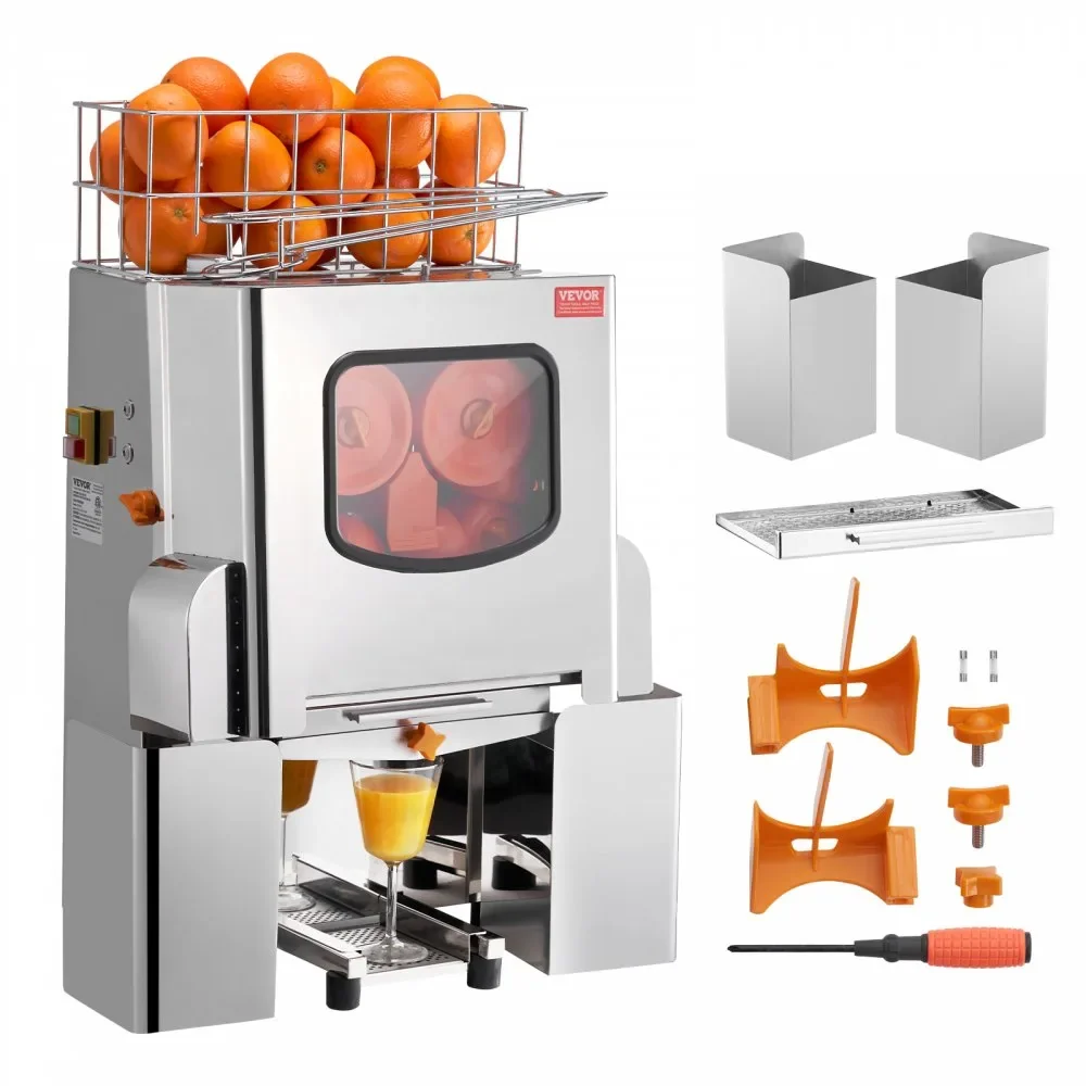 "Orange juice machine, citrus juicer - 120W, commercial, stainless steel image"
