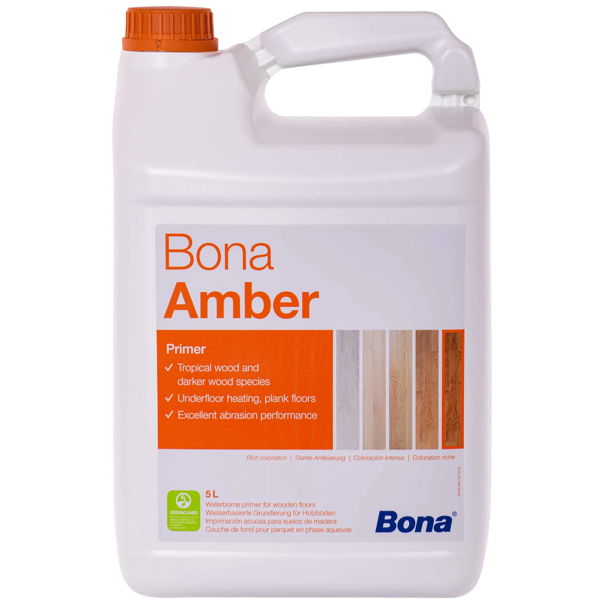 "Wood Floor Primer, Amber Wood Primer, 5 Liter 1K Primer image"