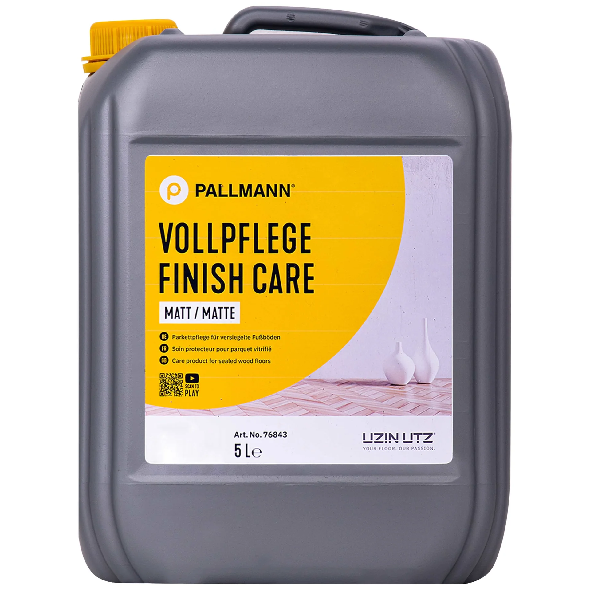 "Floor Care, Matte Floor Finish, Pallmann Finish Care matt 5 Liter, Floor Finish image"