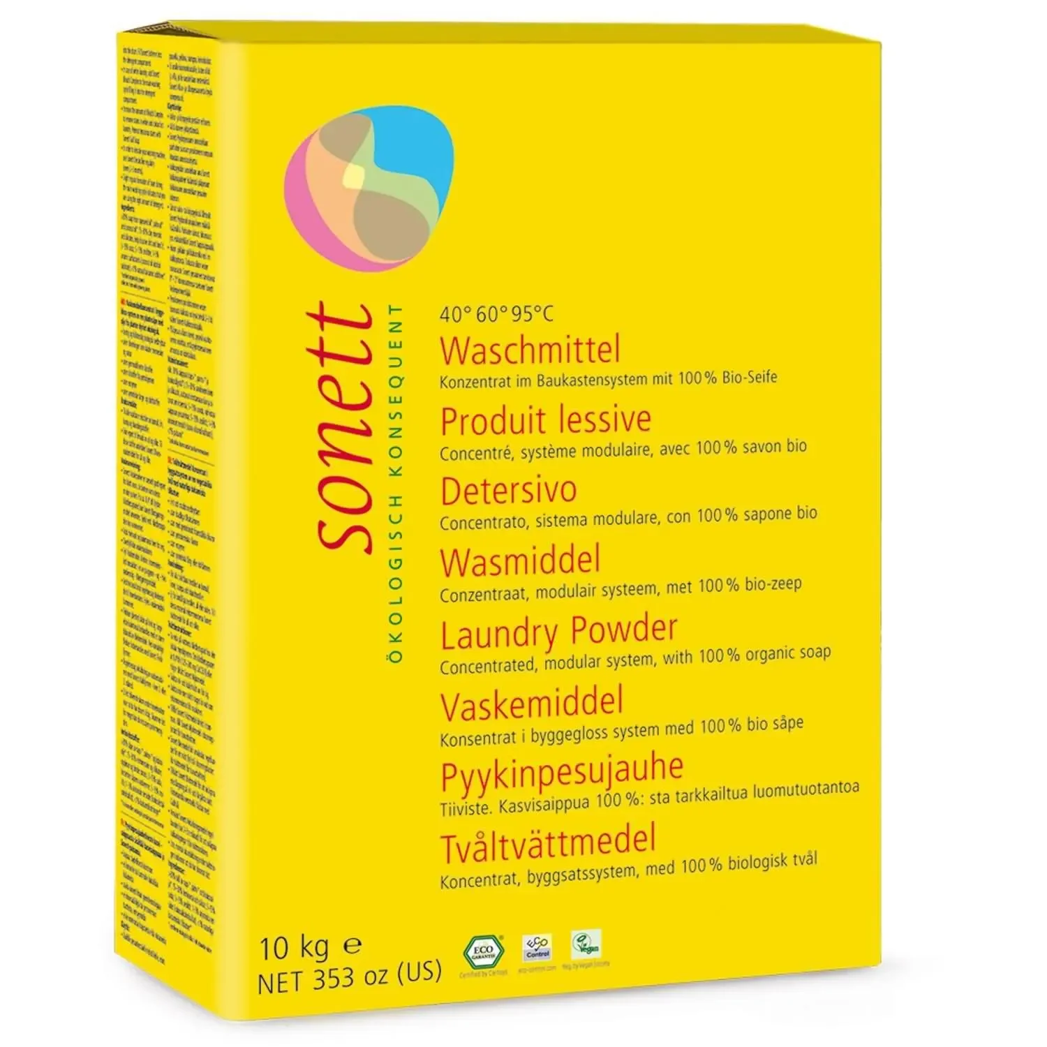 "Laundry detergent 10 kg, Concentrated Laundry Powder, 40°60°95° image"