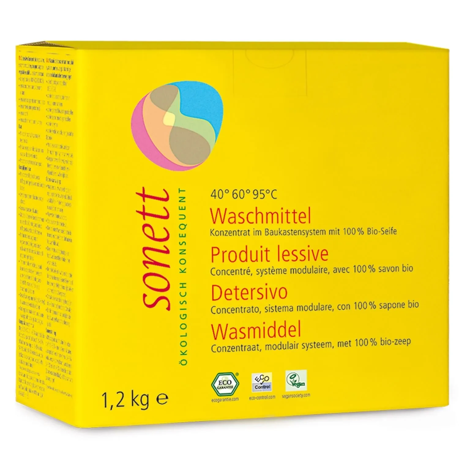 "Laundry Detergent Powder 1.2kg, Concentrated Laundry Detergent, 40°60°95° image"