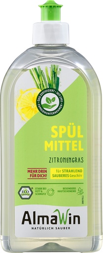 "Dish Soap 500ml, Lemongrass, Natural Dish Soap, Dishwashing Liquid image"
