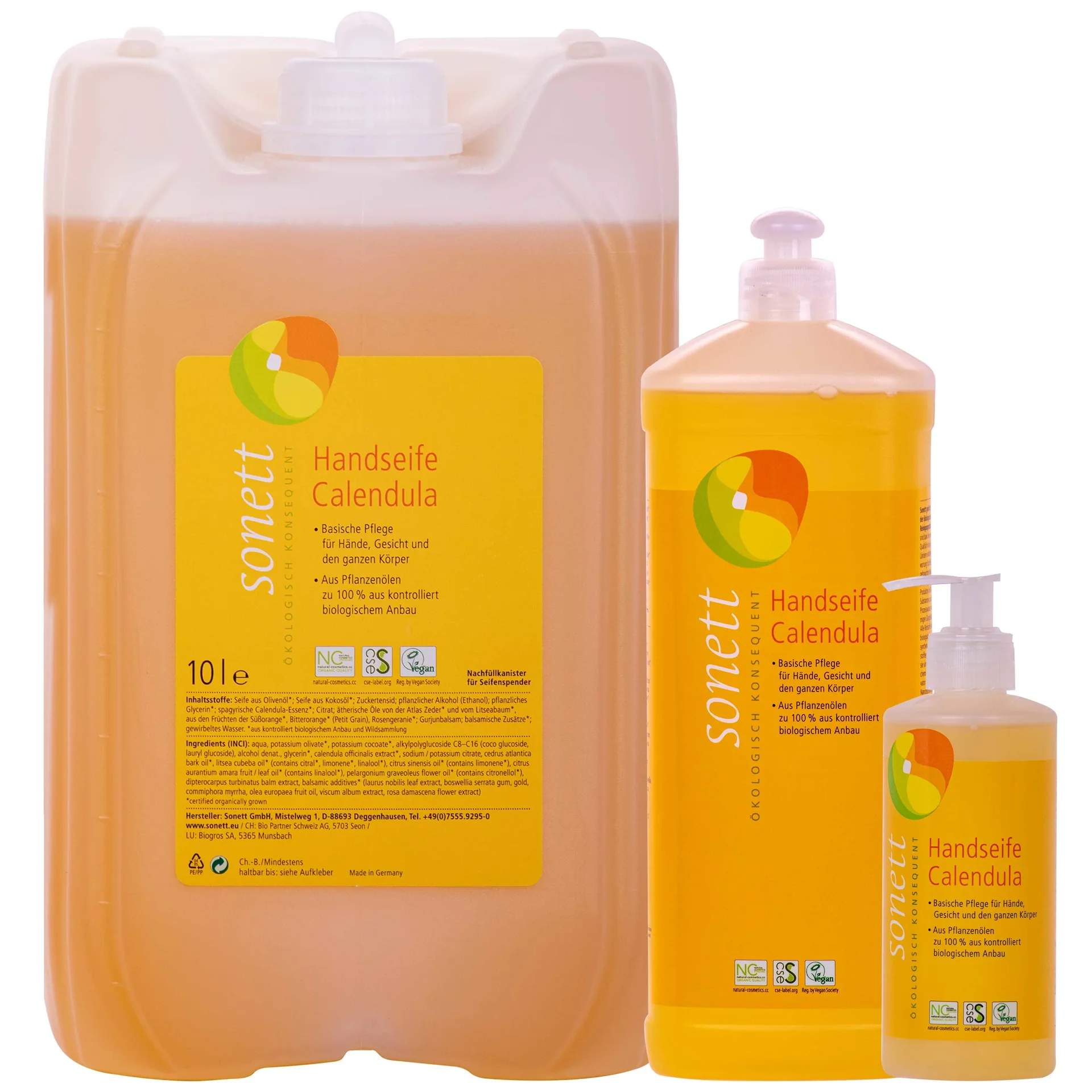 "Liquid Hand Soap, Calendula, Natural, Gentle, Hand Soap Refill, Sensitive Skin, Bulk image"