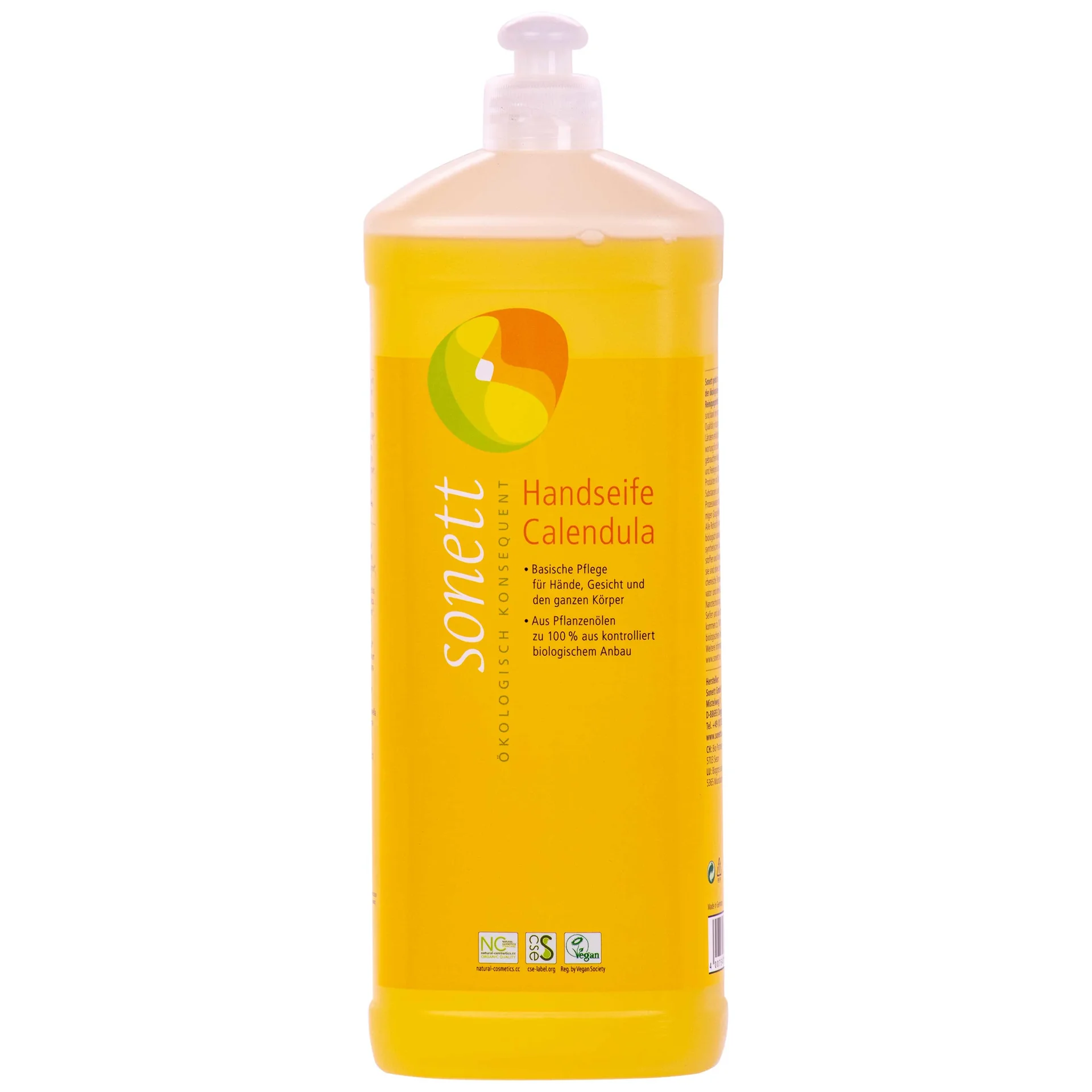 "Hand Soap Refill 1 Liter, Calendula, Liquid Hand Soap Refill, Natural Hand Soap Refill image"