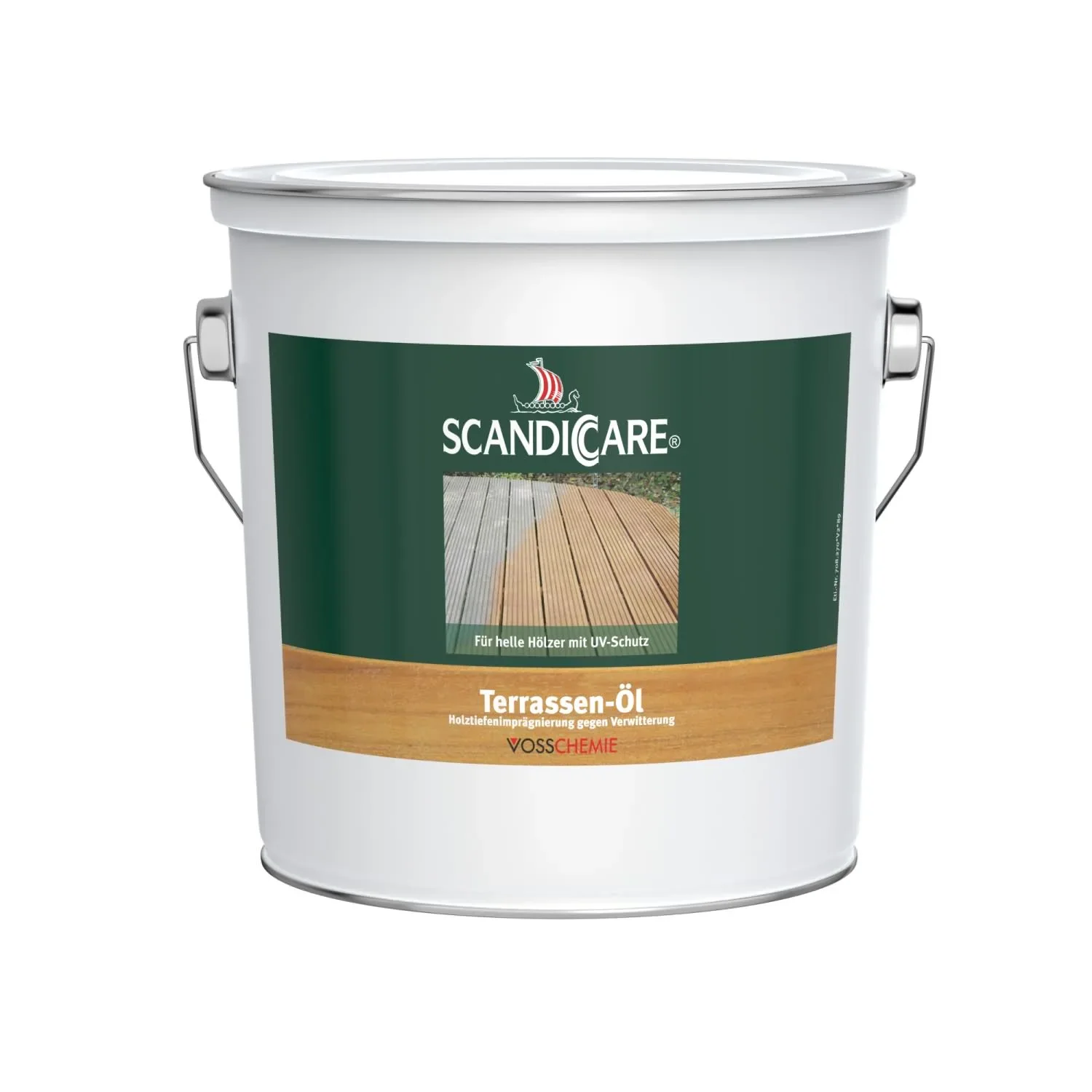 "Decking Oil 3 Liter, Terrace Oil, Light Exterior Wood Oil image"