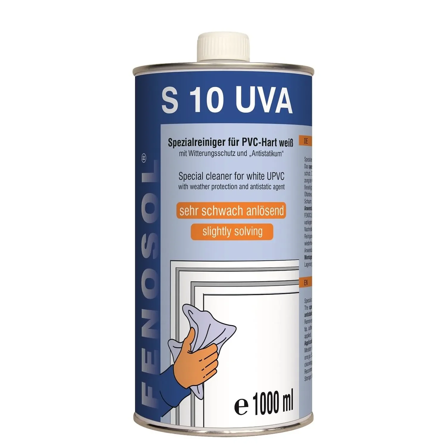"UVA Cleaner 1 Liter, Plastic Cleaner, Window Frame Cleaner image"
