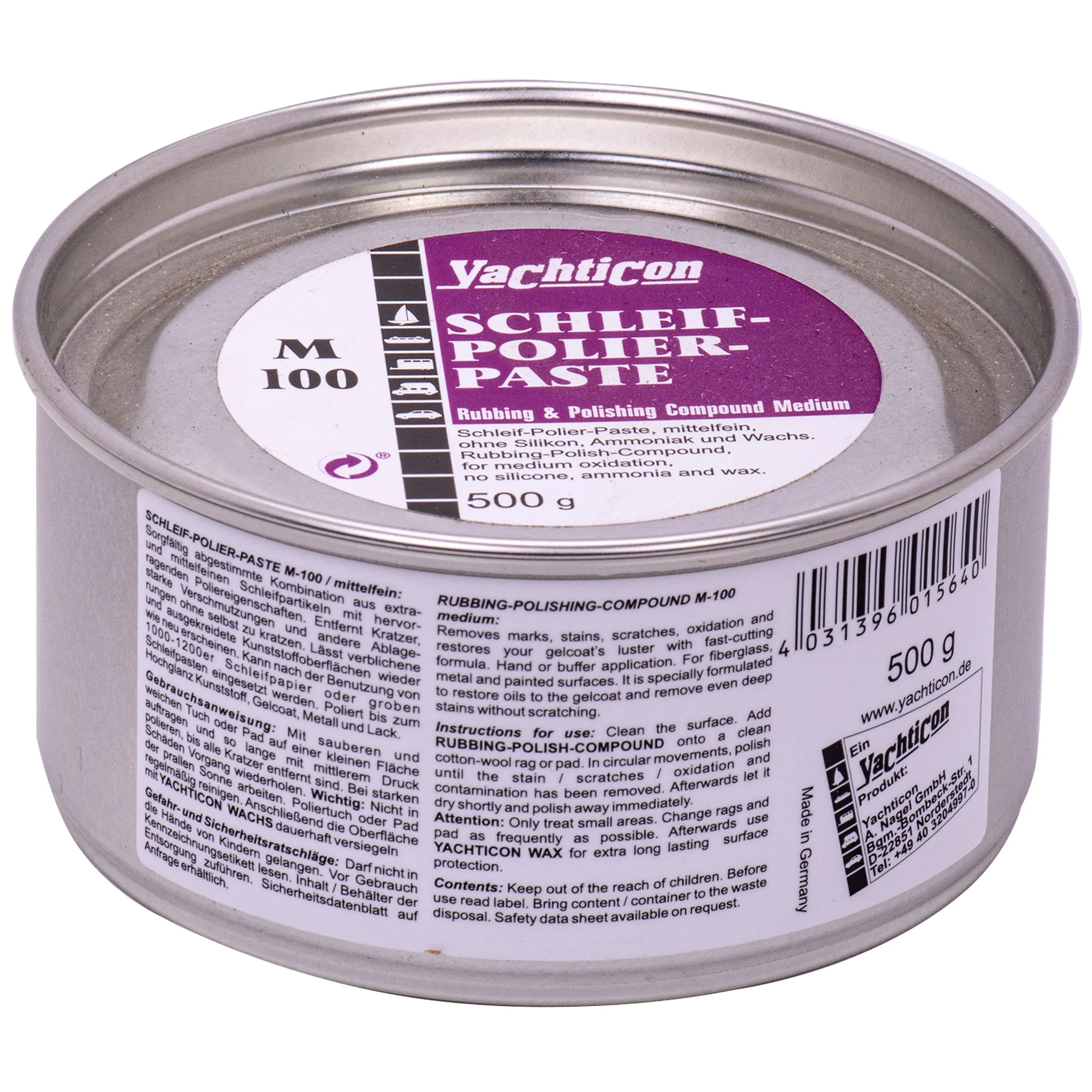 "Polishing Compound 500g, Medium Polishing Paste, Automotive Polishing Compound image"