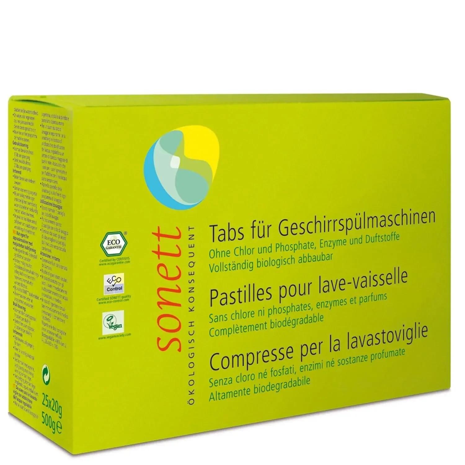 Dishwasher Tablets 500g, Dishwasher Tabs, Dishwashing Tabs, 25 x 20g