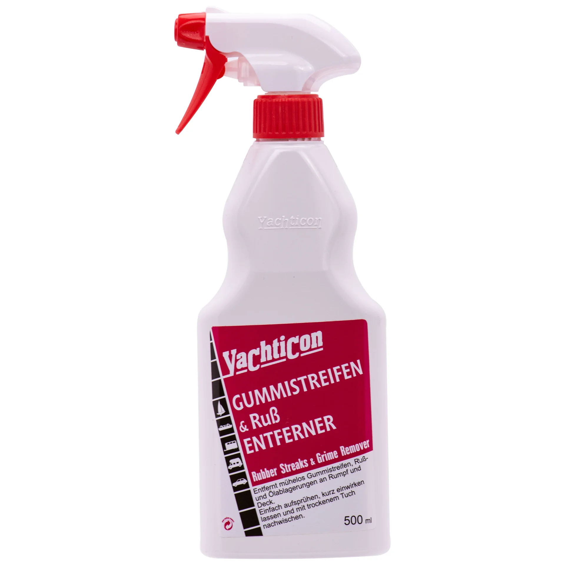 Rubber Streak Remover, Soot Remover, Boat Rubber Cleaner, 500 ml