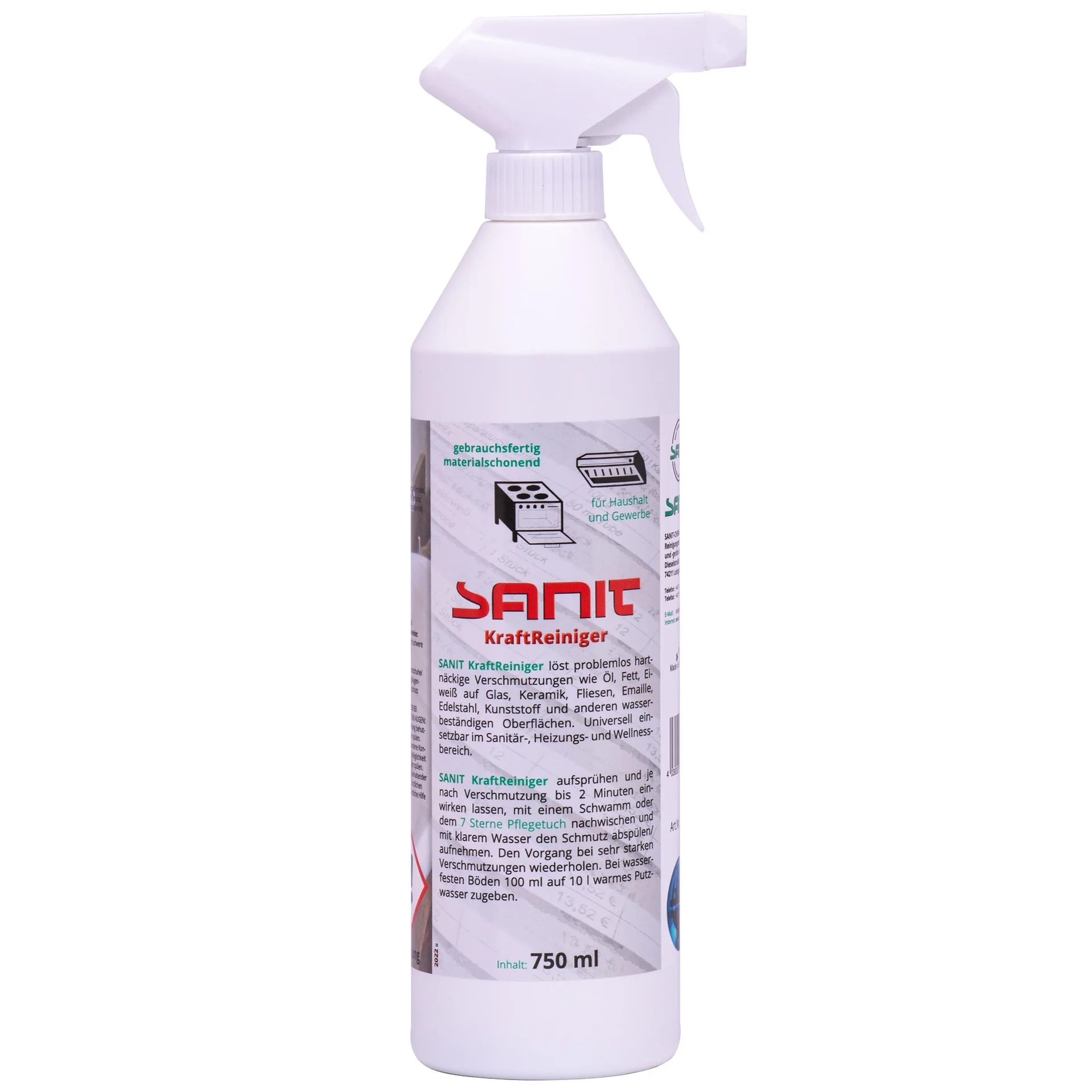 "Bathroom Cleaner 750 ml, Toilet Bowl Cleaner, Shower Cleaner, Lime Scale Remover image"