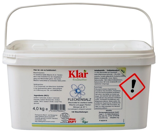 "Stain Remover 4kg, Laundry Stain Remover, Fragrance Free, Fleckensalz image"
