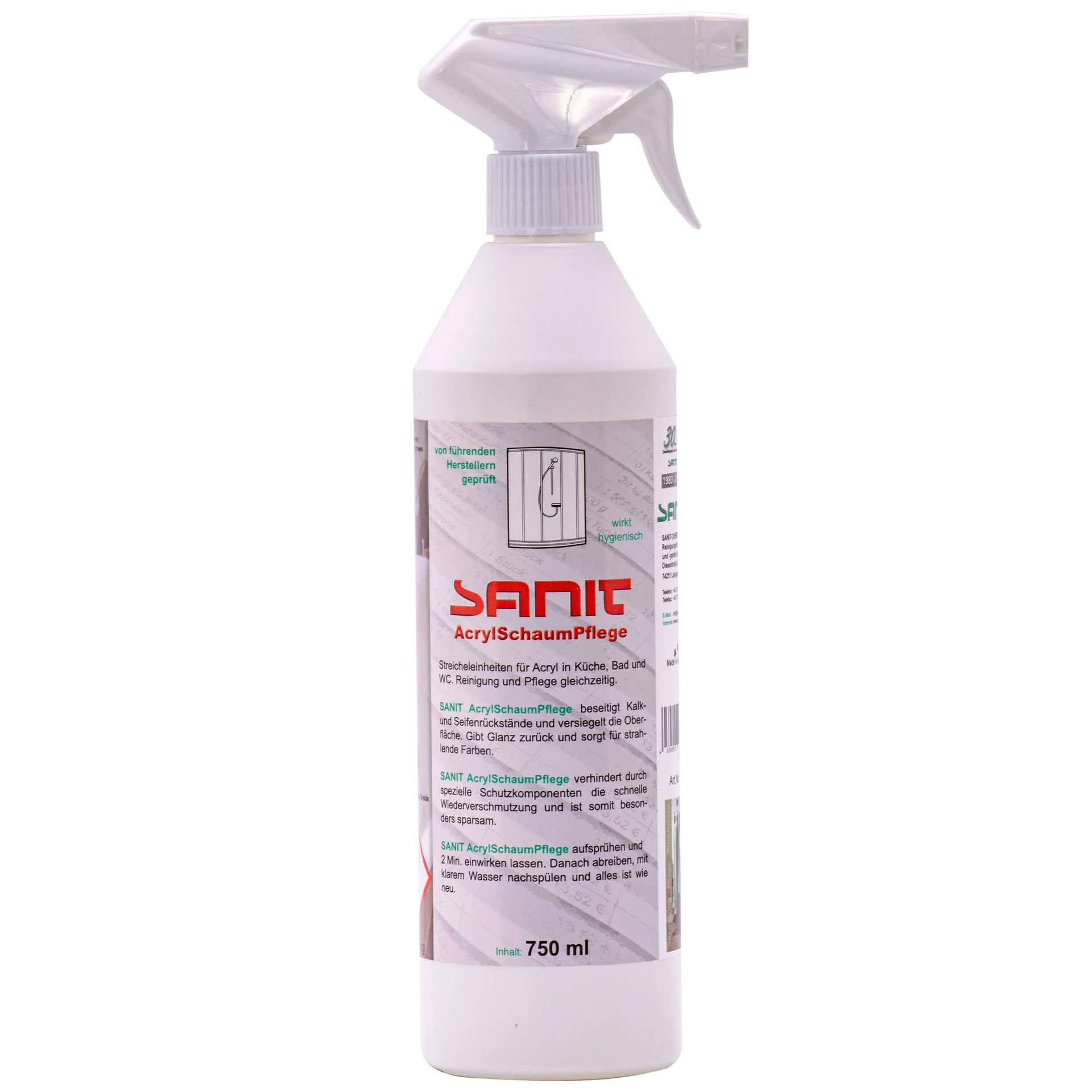 "Acrylic Foam Cleaner 750 ml, Acrylic Cleaner, Foam Cleaner, Acrylic Foam image"
