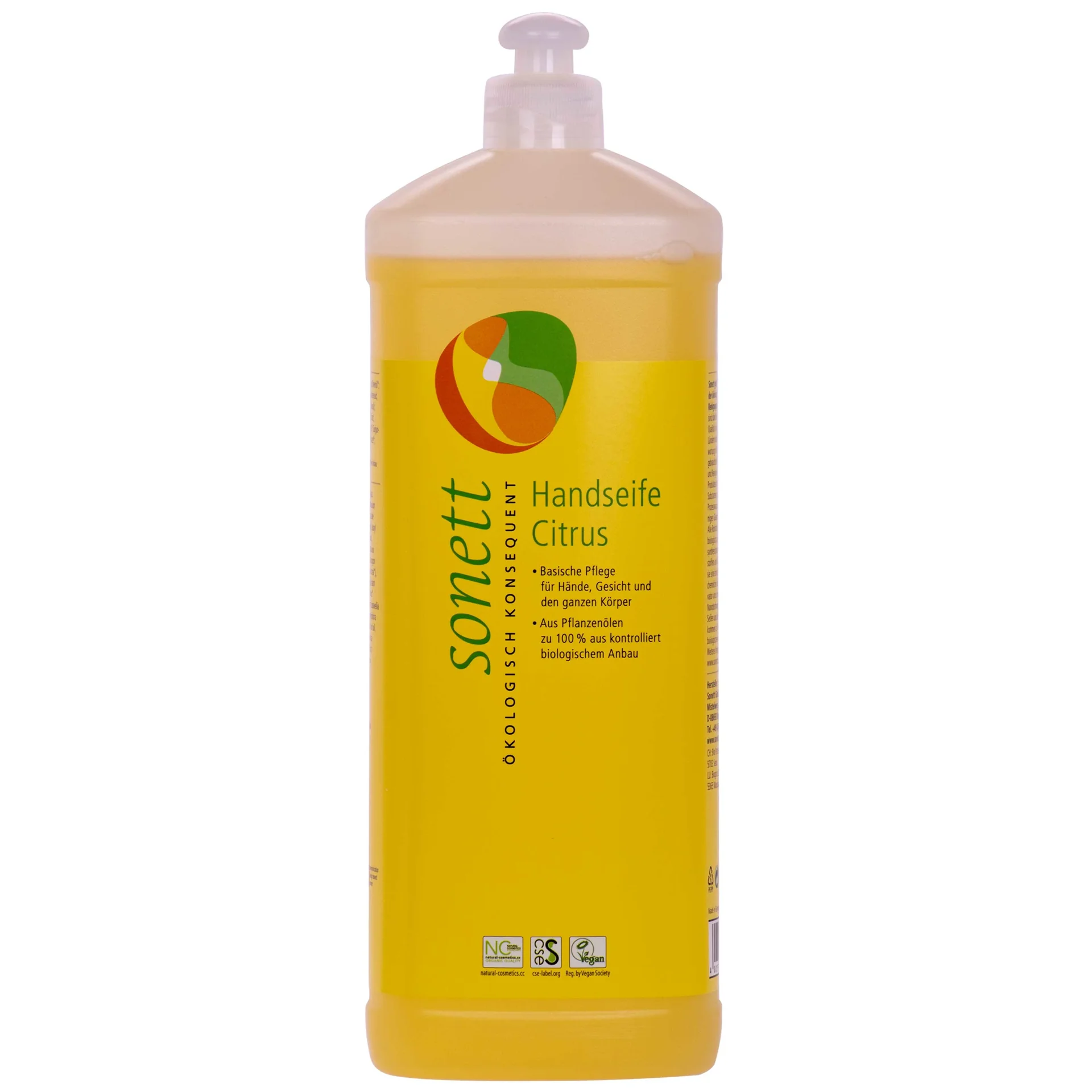 "Hand Soap Refill 1 Liter, Citrus Hand Soap, Natural Liquid Soap image"
