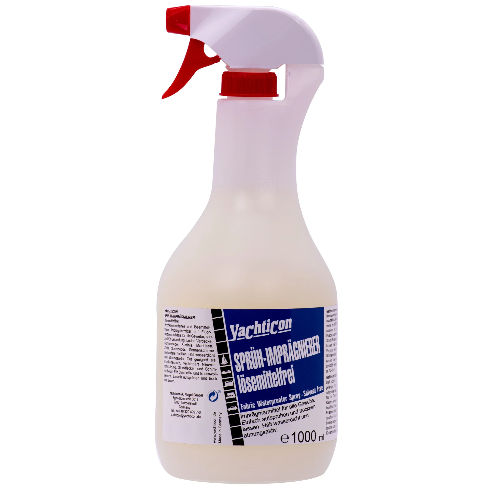 "Fabric waterproofer, fabric protector spray, 1000 ml solvent free image"