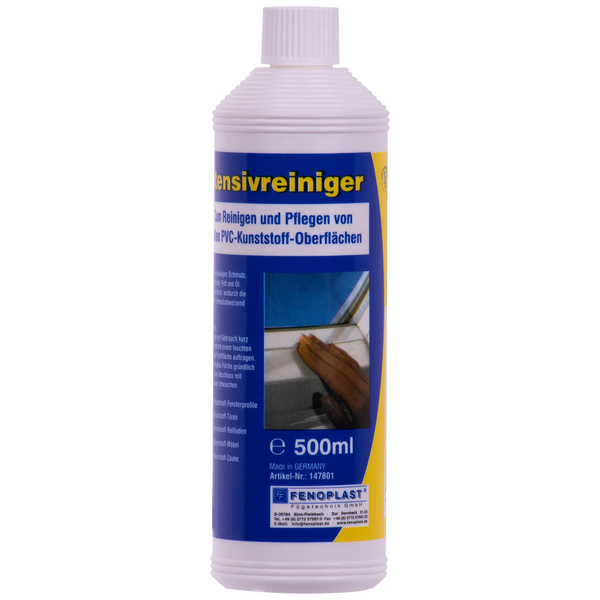 "PVC Cleaner, White PVC Cleaner, PVC Restorer, 500ml, for white PVC image"