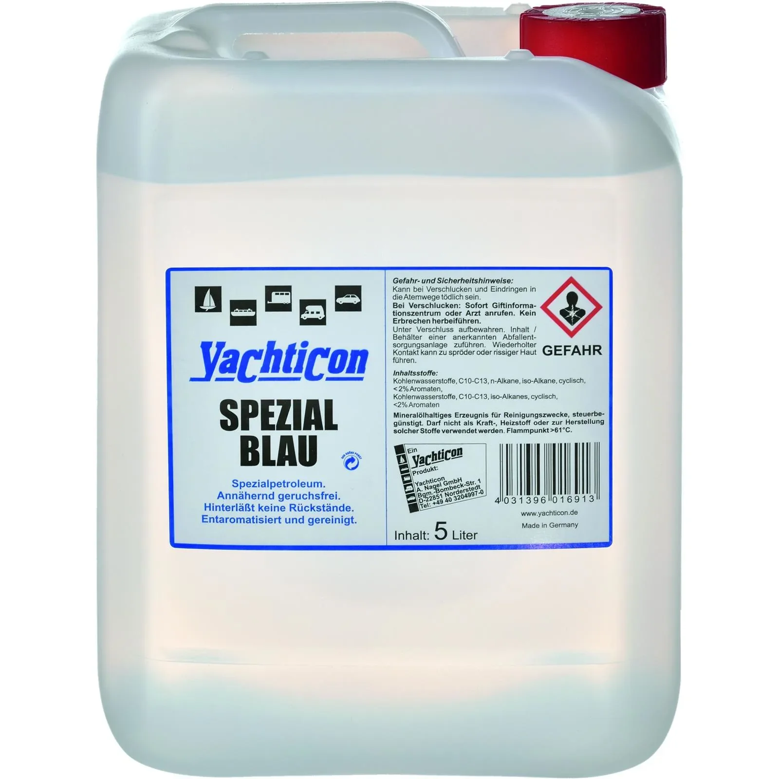 "Blue Petroleum 5 Liter, Spezial Blau image"