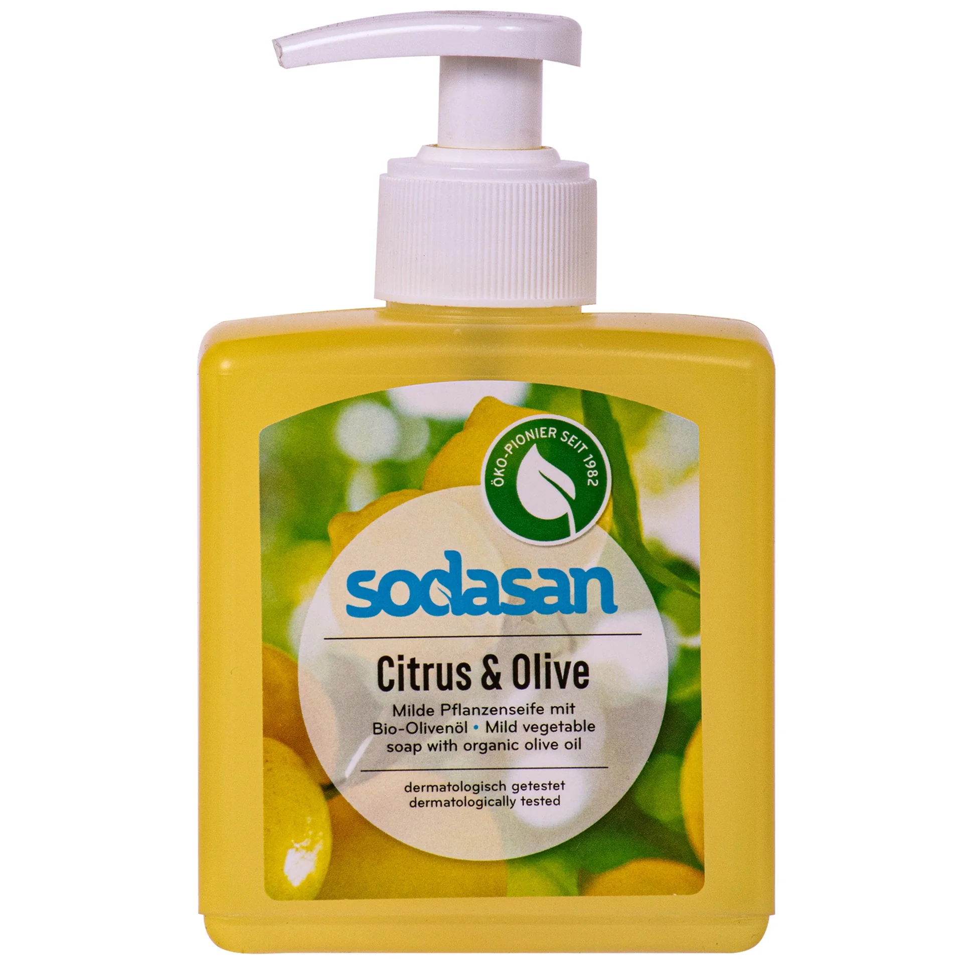 Liquid Hand Soap, Citrus-Olive, Natural Liquid Soap, 300 ml Plant Based Soap