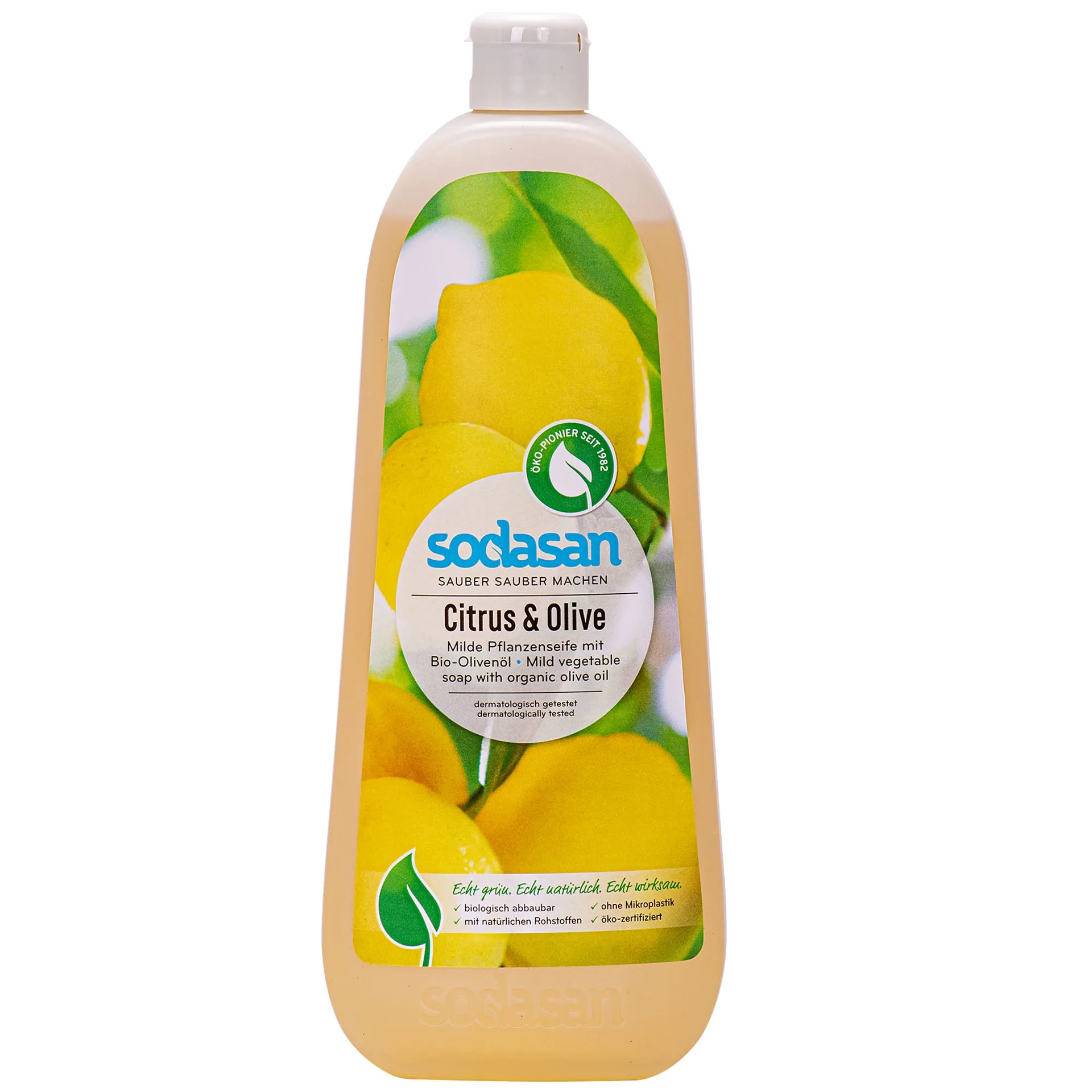 "Liquid Hand Soap, Natural Hand Soap, Citrus Olive, 1 Liter Plant Based Soap image"