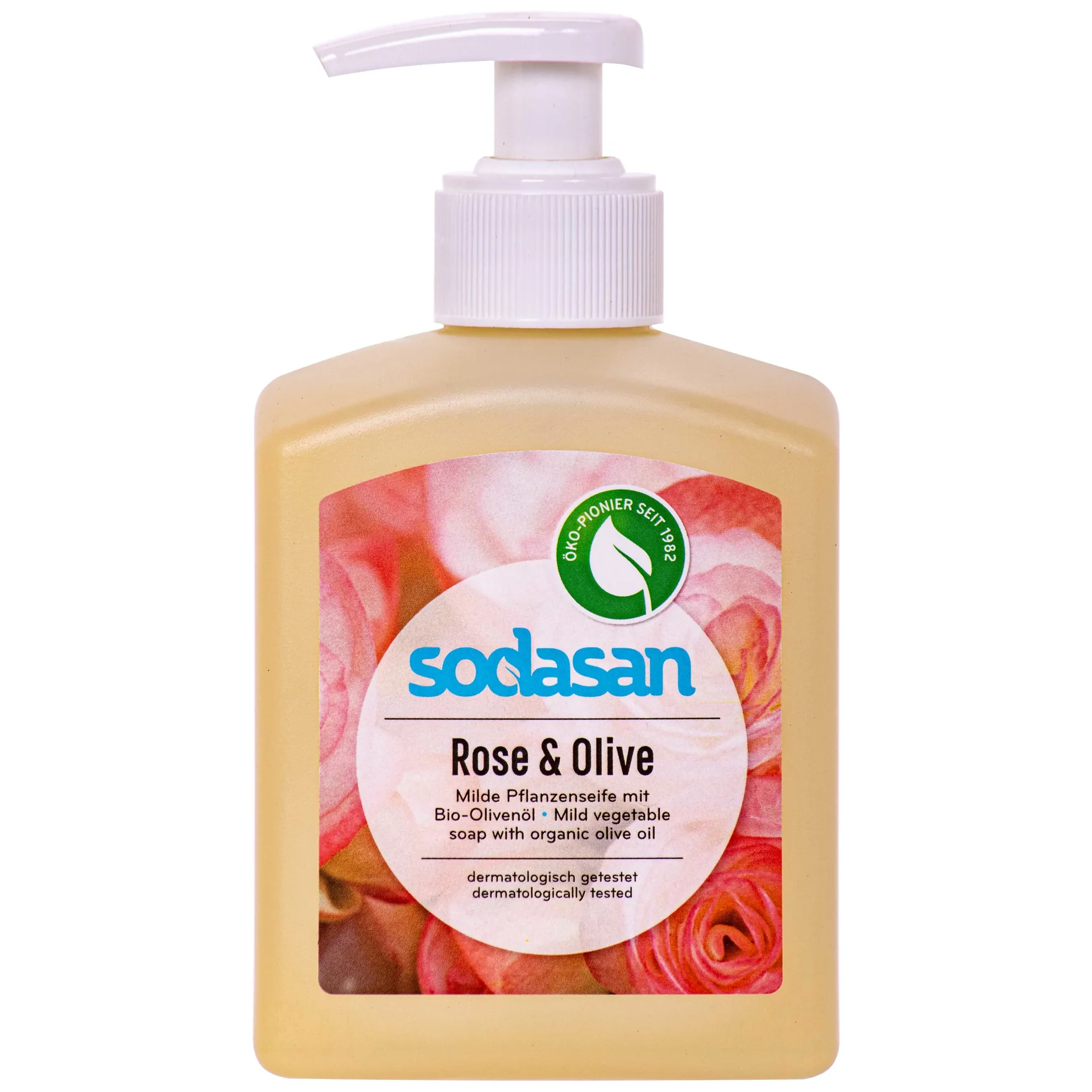 "Liquid Hand Soap, Rose Olive Scented, Natural Hand Soap, Plant Based, 300 ml image"