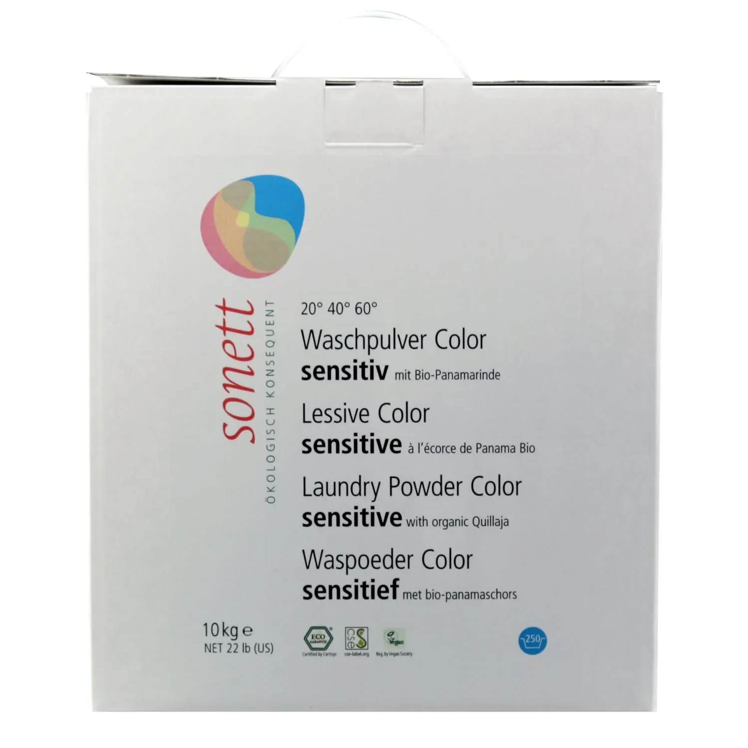 "Color Laundry Detergent, Sensitive Skin, Powder, 10 kg image"