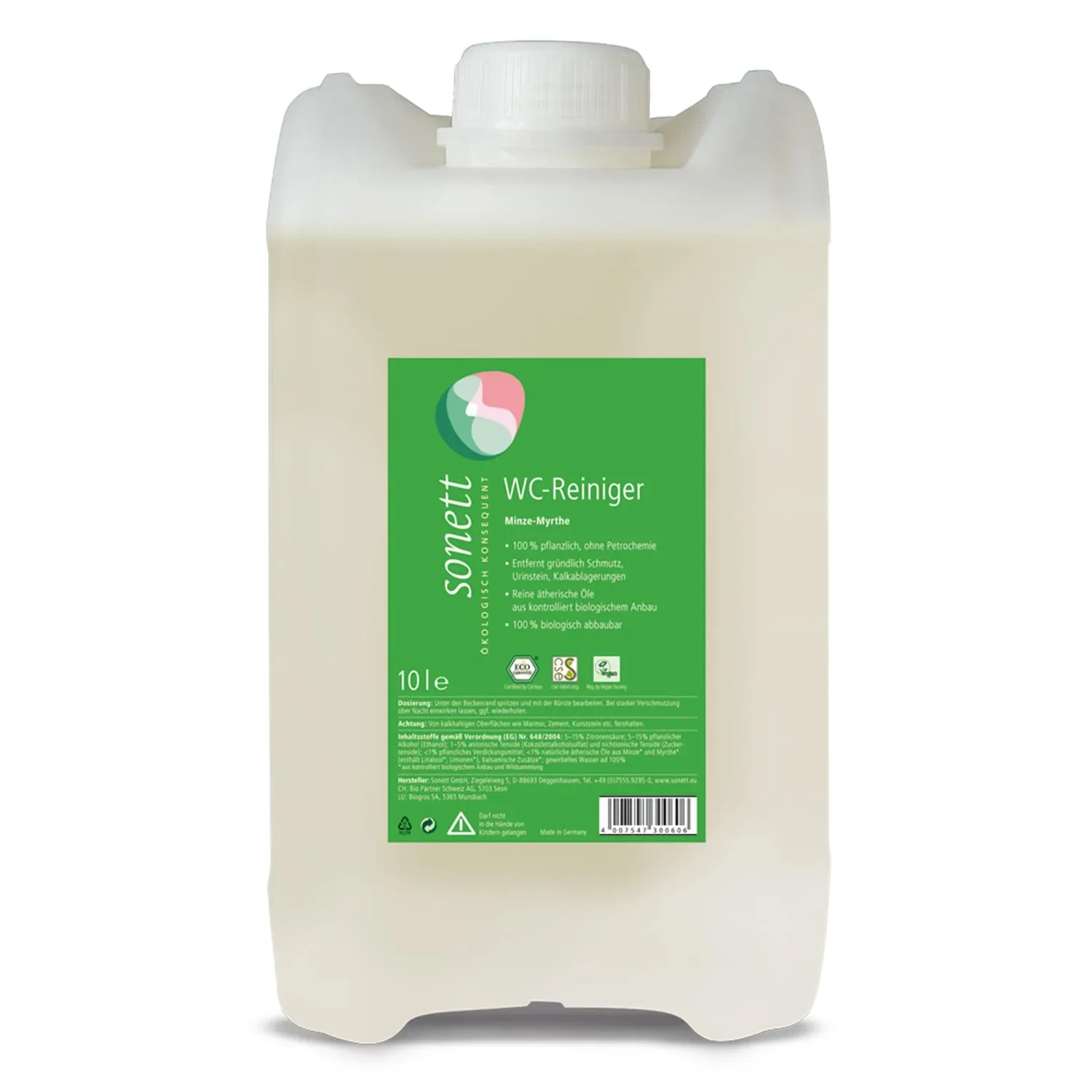 "Toilet Cleaner 10 Liter, Mint Myrtle, Natural Toilet Cleaner image"