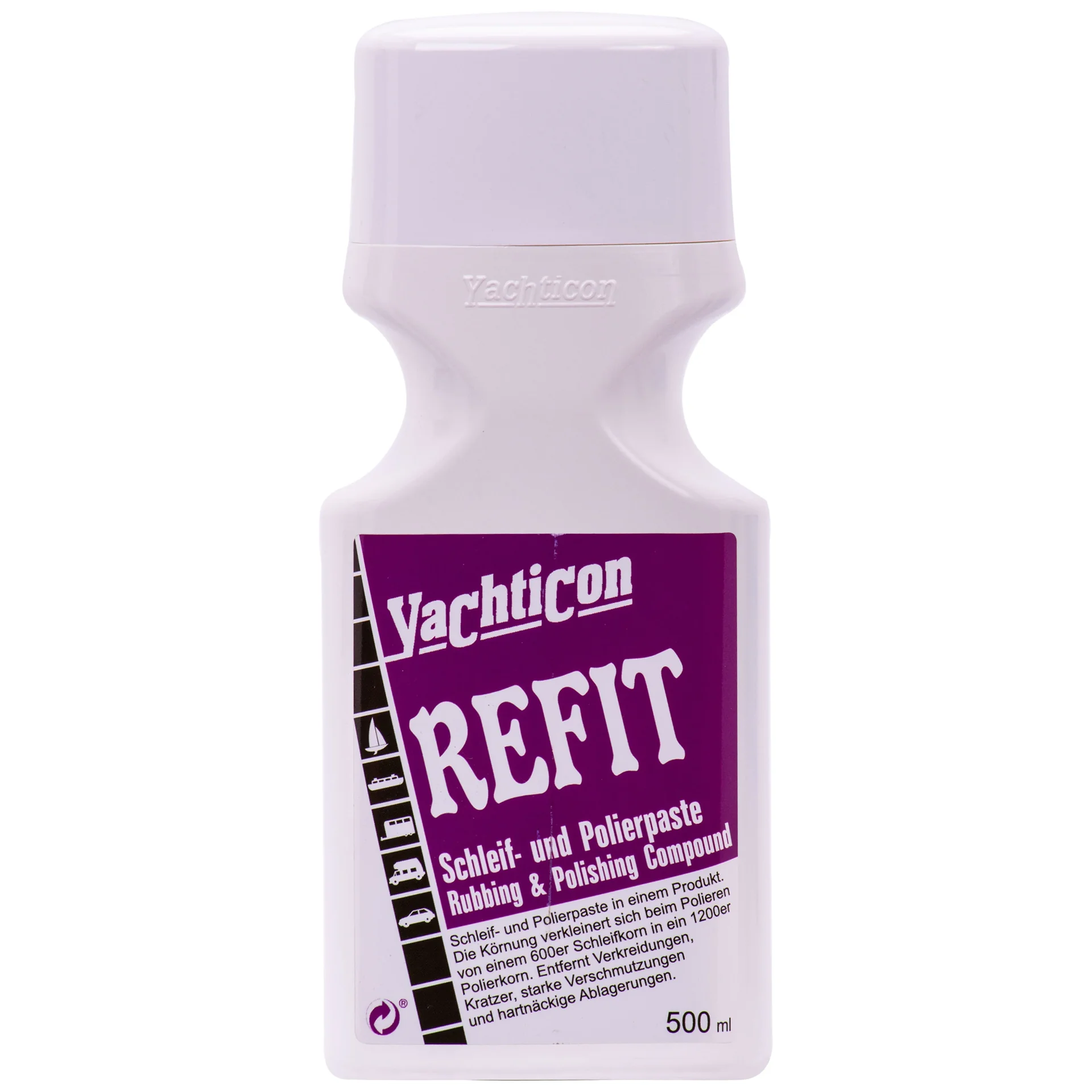 "Boat polishing compound, marine polishing compound, boat scratch remover, 500 ml image"