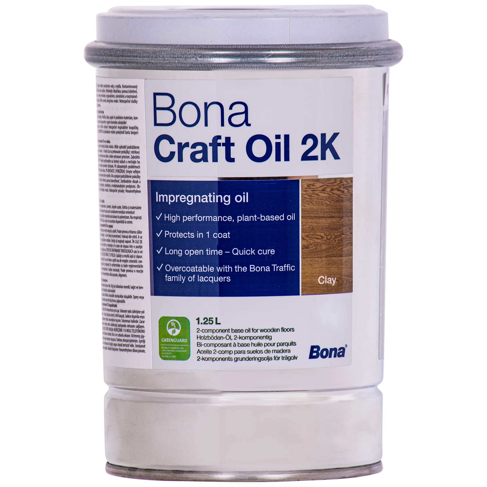 "Wood Oil, 2K Oil Finish, Clay Wood Finish, 1.25 Liter braun image"