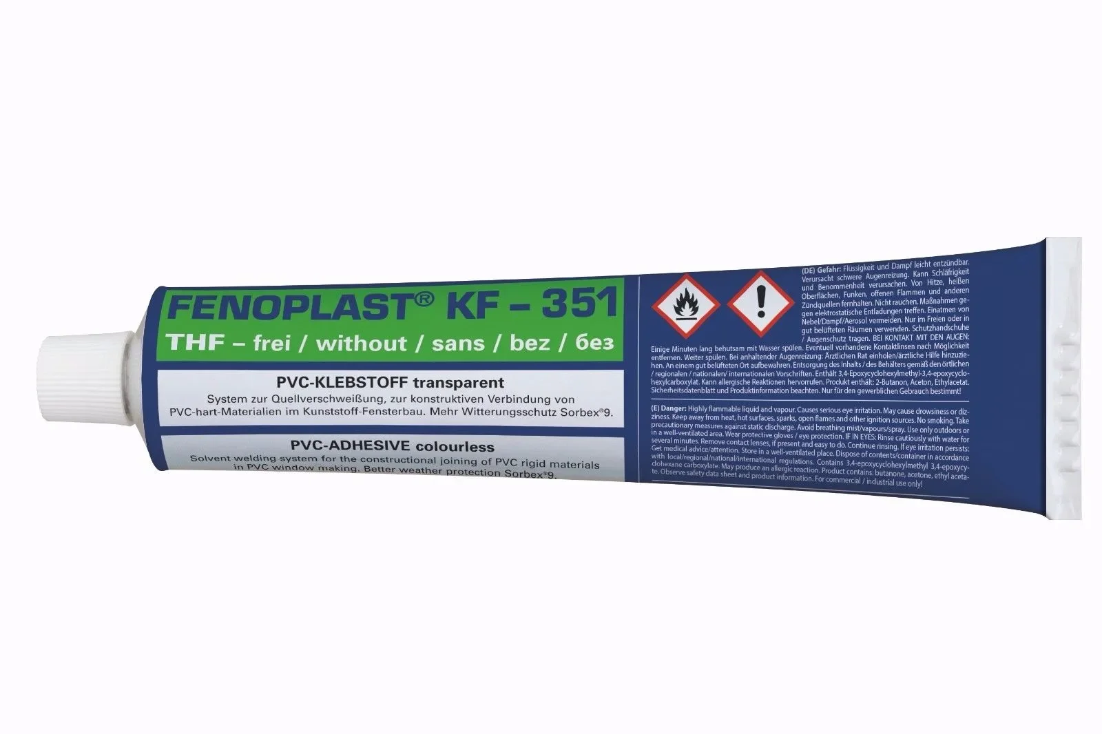 "PVC Cement, 180 g/200 ml, Clear PVC Cement, for Rigid PVC image"