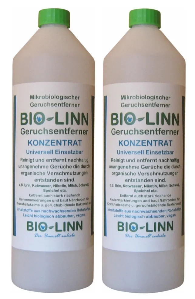 "Odor Eliminator Concentrate, Odor Remover, Natural Odor Eliminator, 2 x 1 Liter Value Pack image"