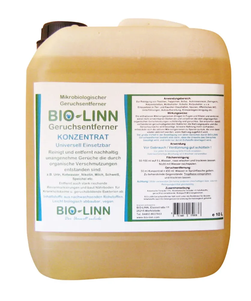 "Odor Eliminator Concentrate 10 Liter Refill, Odor Remover, Organic Odor Eliminator image"