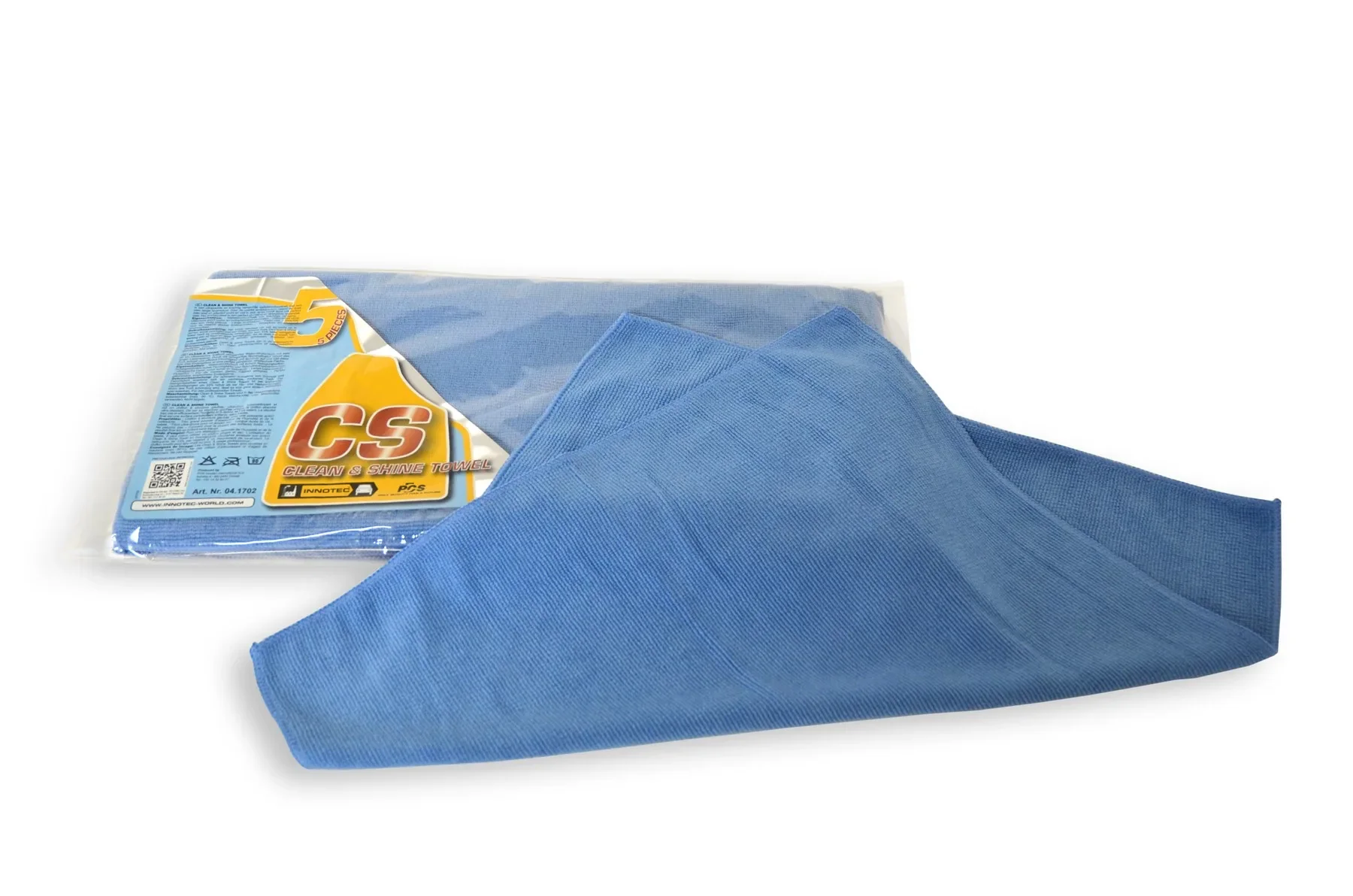 "Polishing Cloths, Cleaning Cloths, Shine Cloths, 5 Pcs Packung, Blue Poliertuch image"