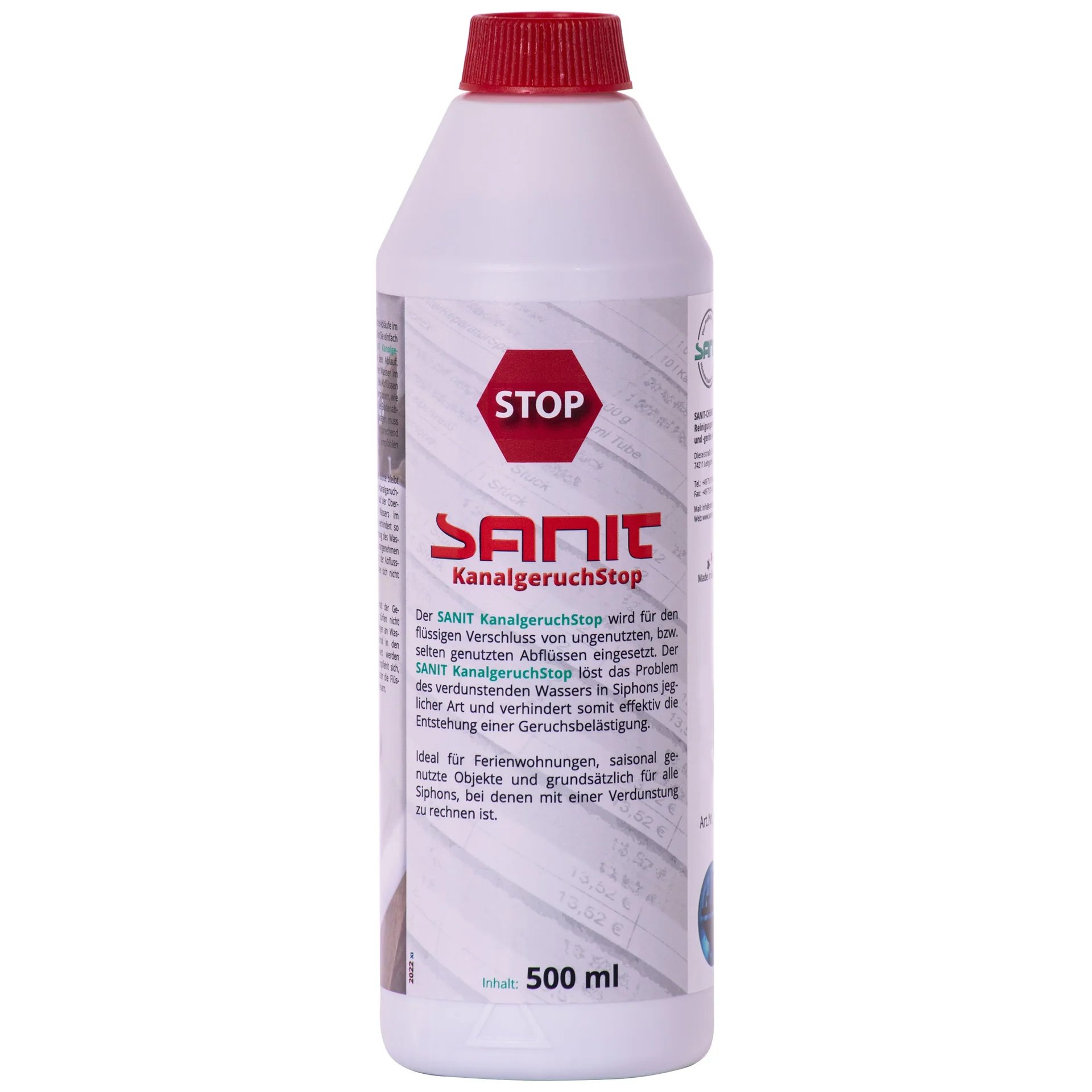 "Drain Odor Eliminator 500 ml, Sewer Smell Eliminator, Drain Smell Stopper image"