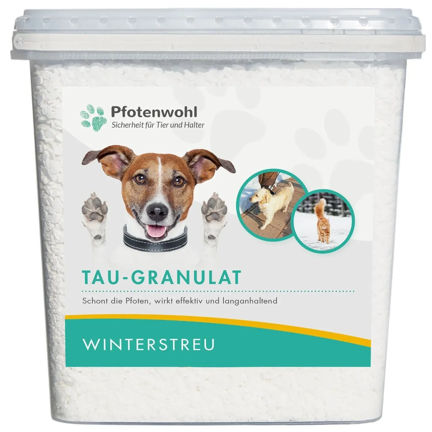 "Ice Melt, 5 kg, Winter Streu, 240 Kg 1/2 Palette, Pet Safe Ice Melt image"