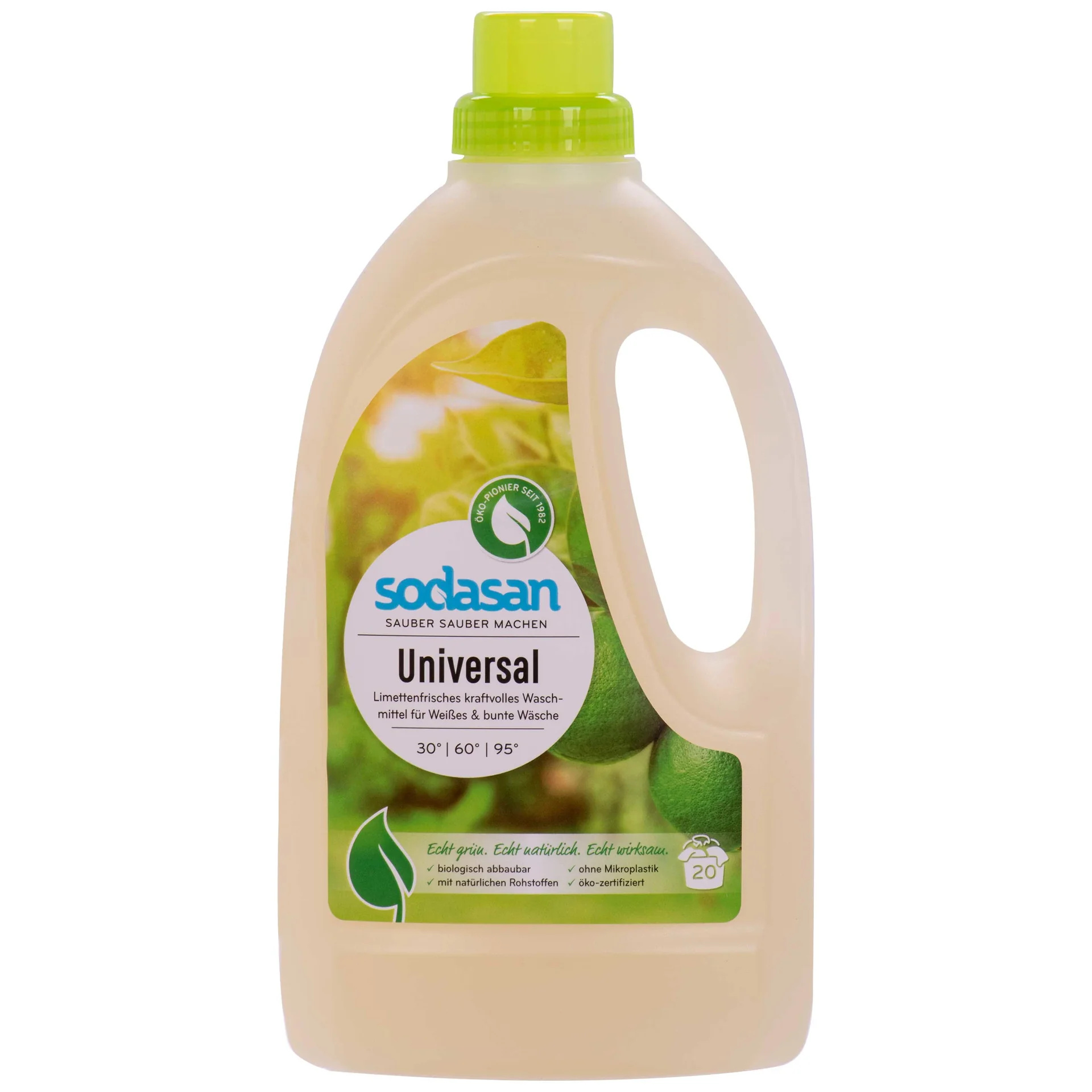 "Laundry Detergent, Universal Lime Laundry Detergent 1.5 Liter, Natural Laundry Soap image"