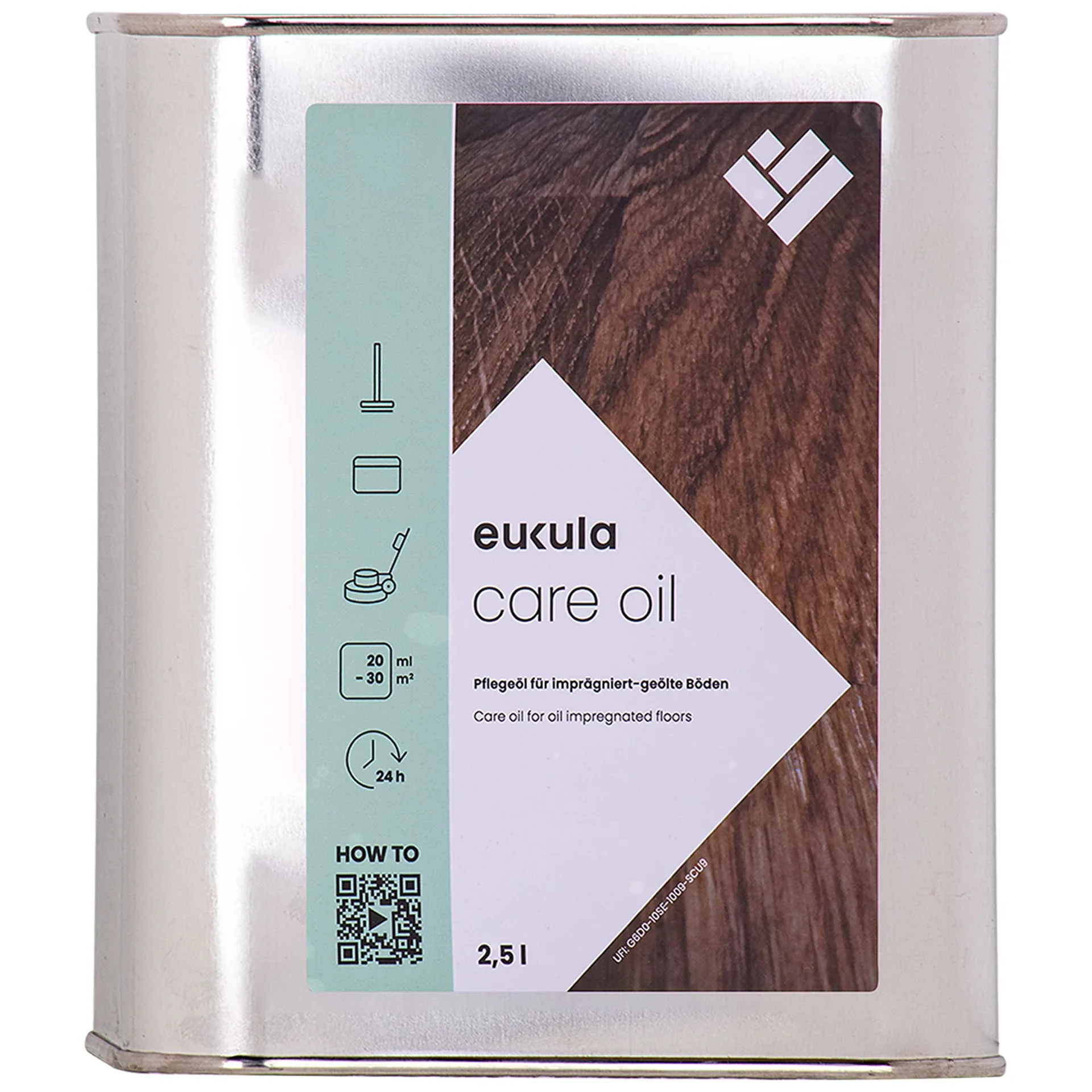 "Wood Floor Cleaner, Wood Floor Oil, Floor Cleaner, 2.5 Liter Wood Care Oil image"