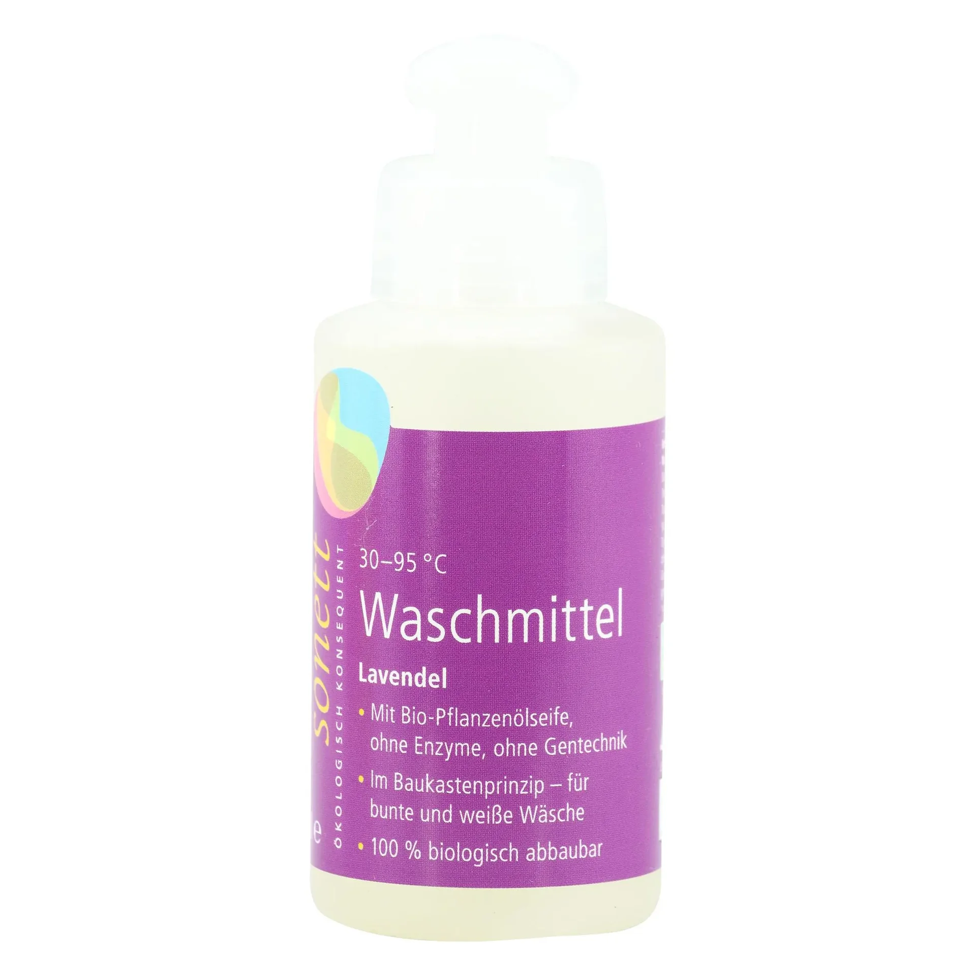 "Laundry detergent, liquid lavender, 120 ml laundry detergent sample, travel laundry detergent image"